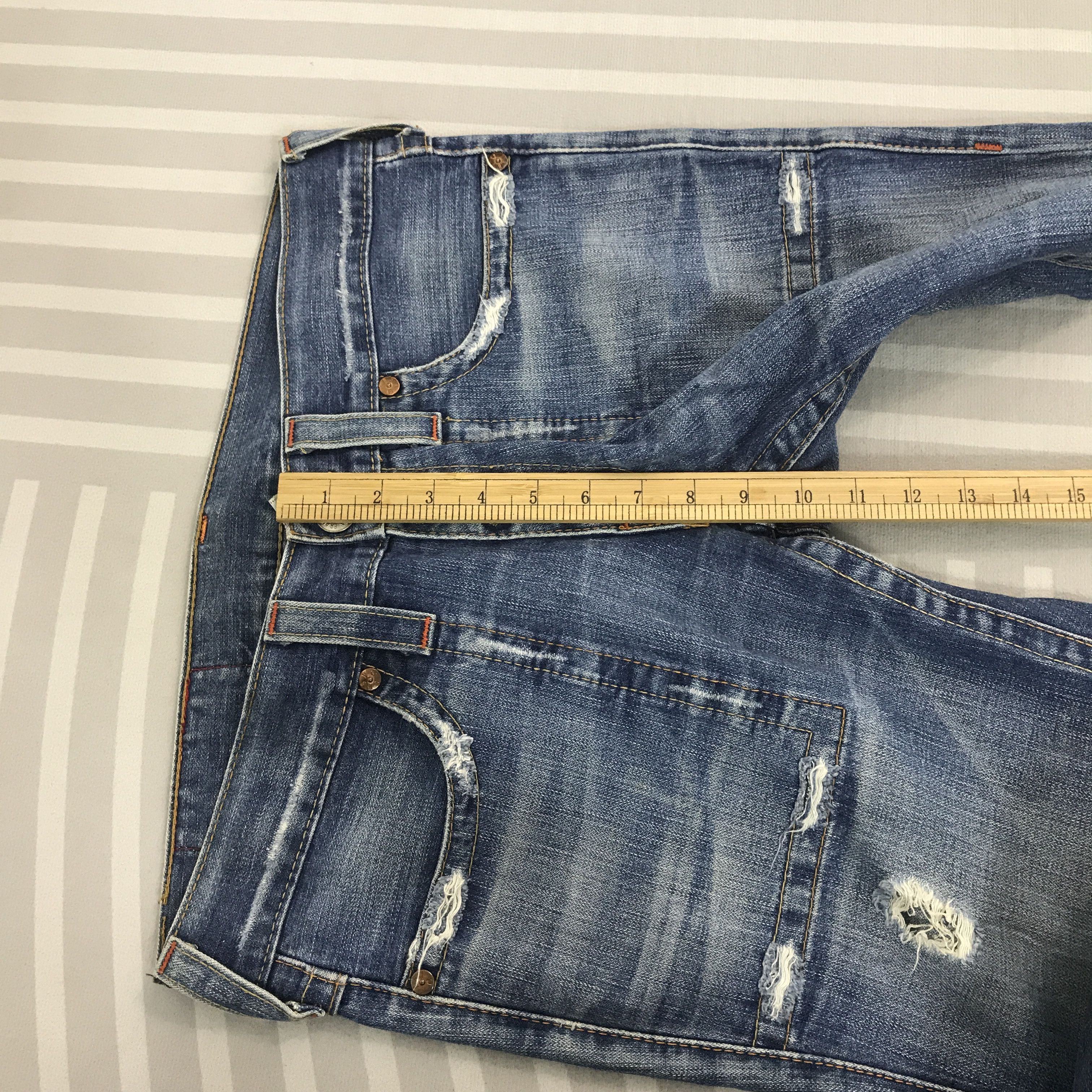 True Religion Vintage True Religon Distressed Flare Bootcut Denim Pants Size US 32 / EU 48 - 8 Thumbnail