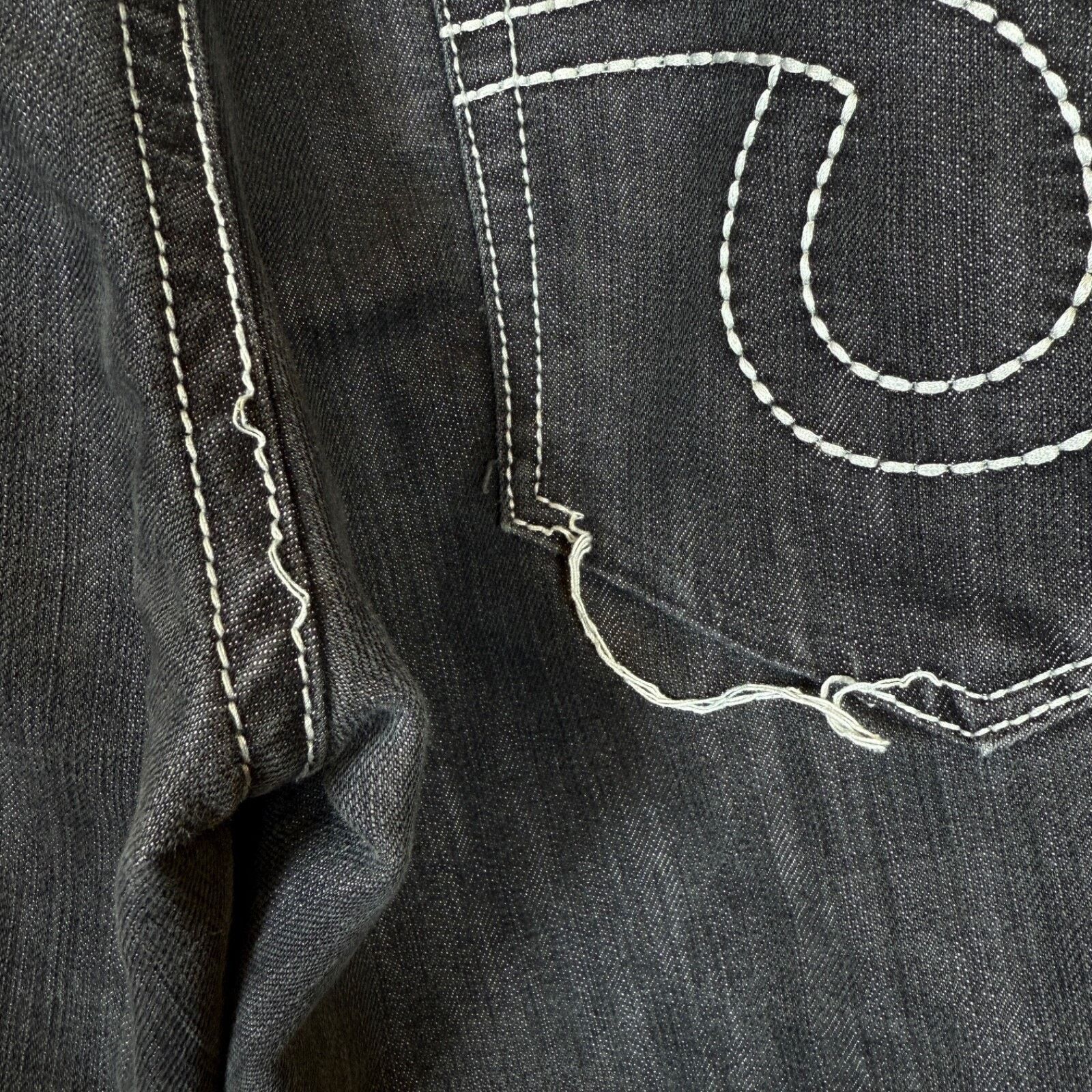 Avirex Avirex 36/34 men’s dark grey Y2K baggy vintage denim jeans Size US 36 / EU 52 - 3 Thumbnail
