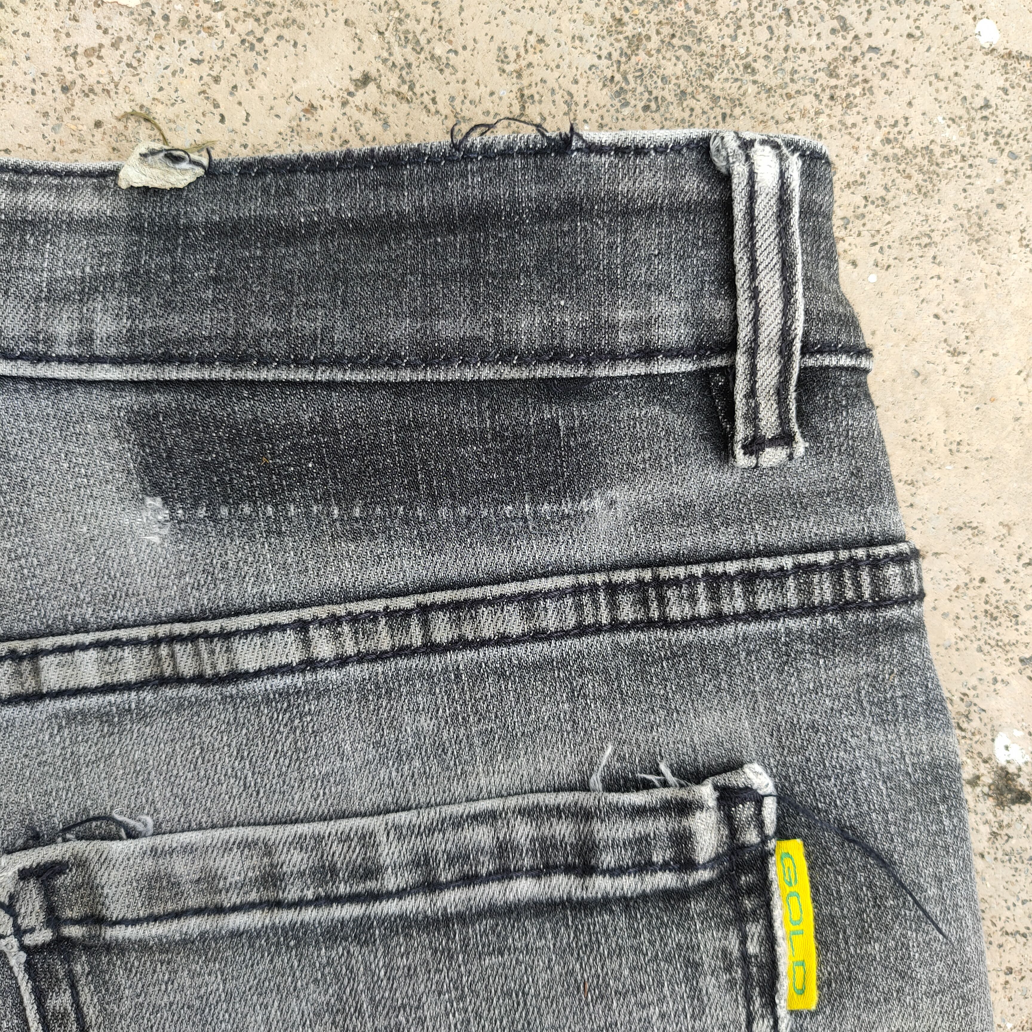 Japanese Brand × Vintage VINTAGE GK SKINNY FADED BLACK JEANS DENIM PANTS Size US 29 - 11 Thumbnail