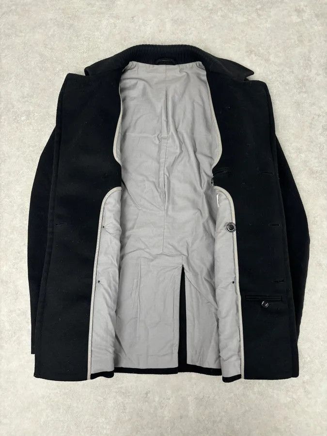 Maison Margiela AW2012 Maison Margiela Black Classy Wool Peacoat Size US L / EU 52-54 / 3 - 7 Thumbnail