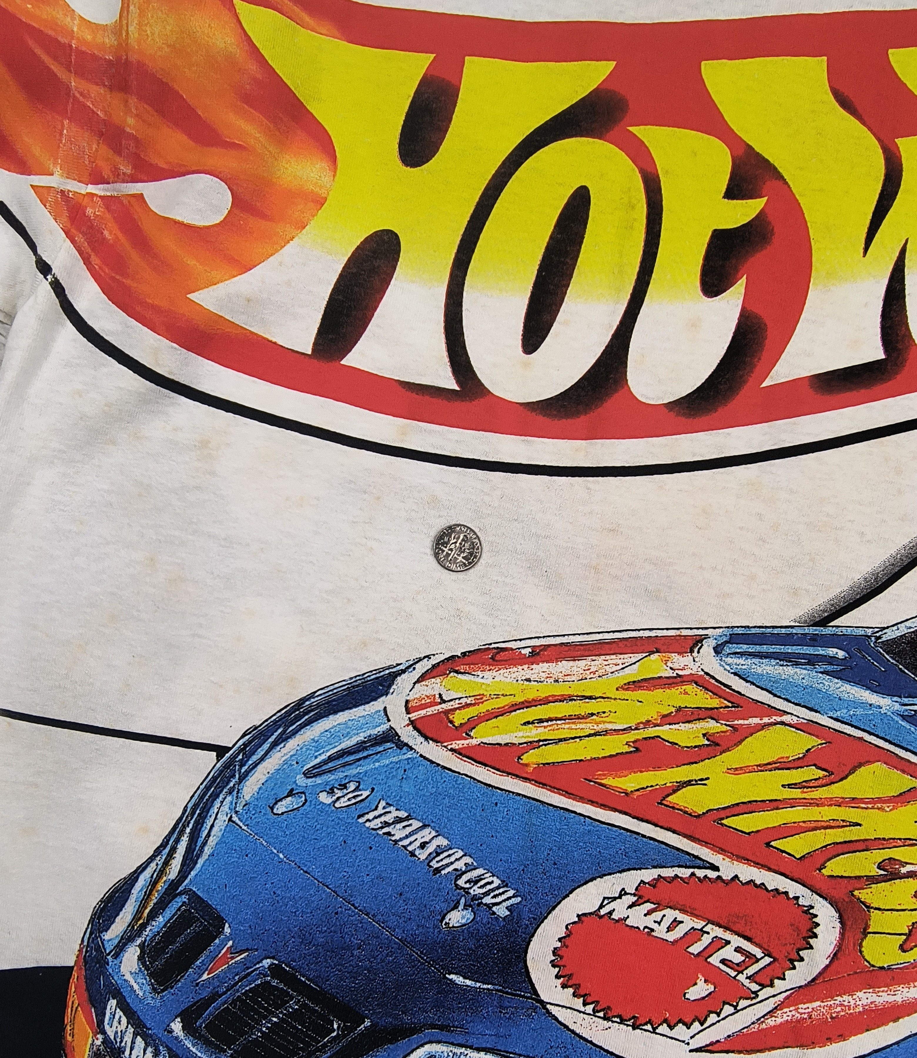 Vintage Vintage Hot Wheels Kyle Petty 1998 tee Size US L / EU 52-54 / 3 - 6 Thumbnail