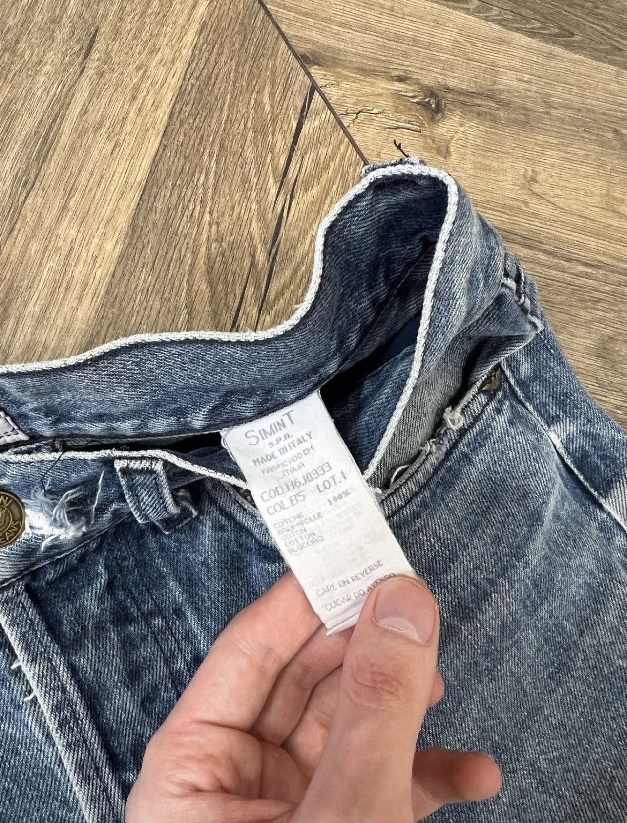 Armani × Emporio Armani × Vintage Vintage Armani Denim Blue Streetwear Jeans Size US 30 / EU 46 - 10 Thumbnail