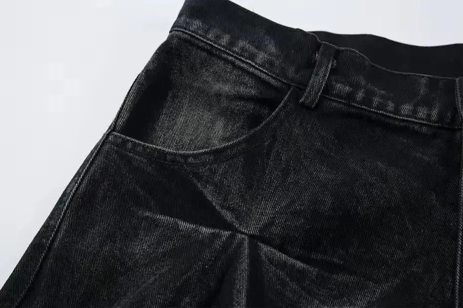 Japanese Brand Baggy Pleated Hip Hop Loose Street Style Jeans Trousers Size US 34 / EU 50 - 5 Thumbnail