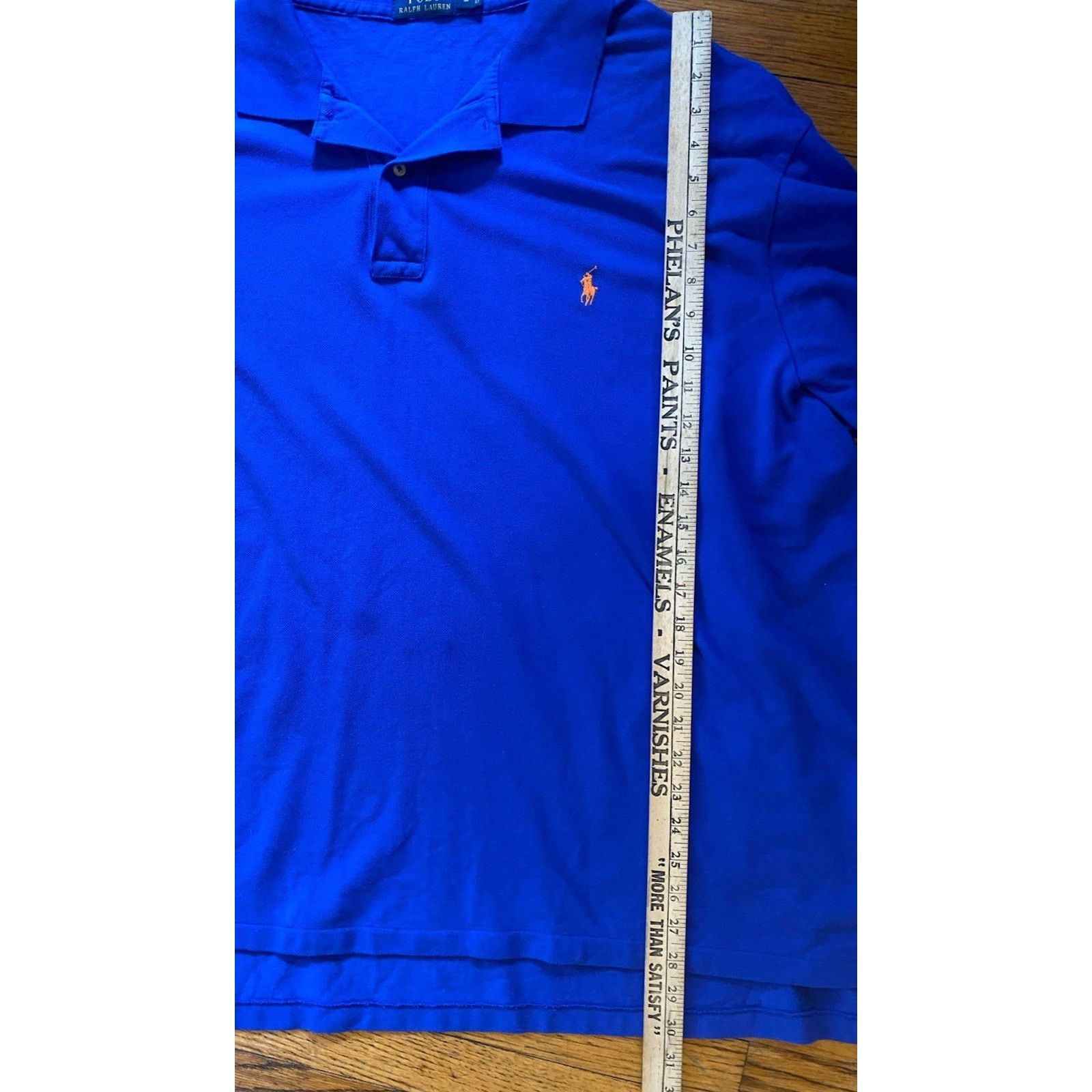 Ralph Lauren Polo Ralph Lauren Pima Polo Shirt Royal Blue Men’s 3XB Size US XXL / EU 58 / 5 - 6 Thumbnail