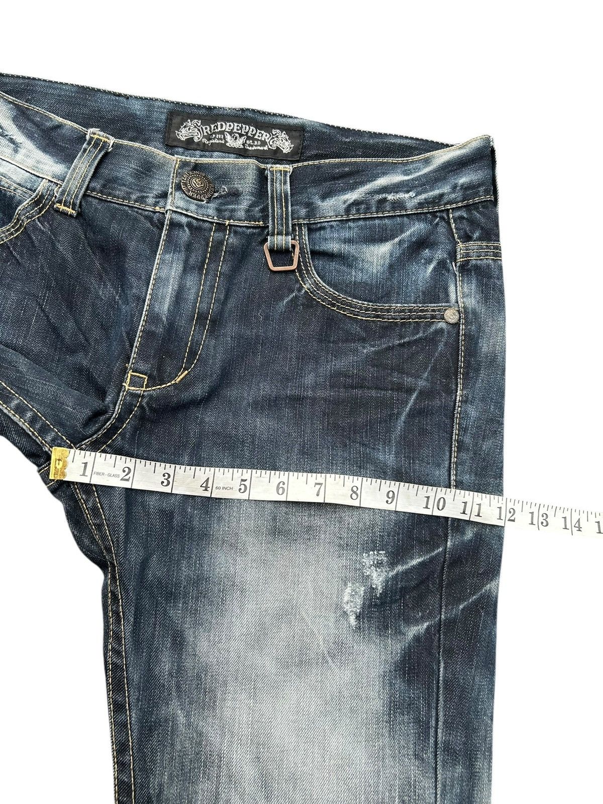 Kapital RED PEPPER JAPANESE DISTRESSED DENIM JEANS Size US 34 / EU 50 - 21 Thumbnail