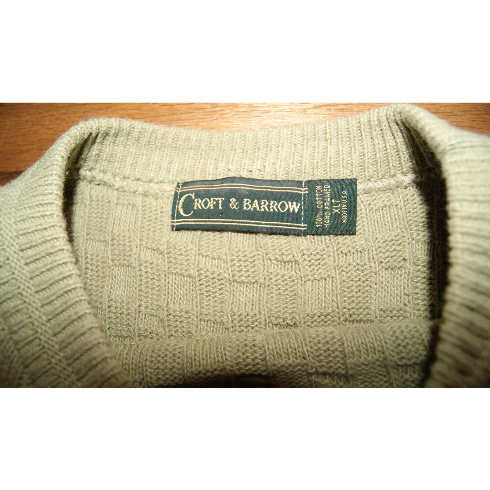 Croft & Barrow VTG Croft & Barrow Mens XLT Hand Framed Texture Sweater USA Size US XL / EU 56 / 4 - 2 Thumbnail