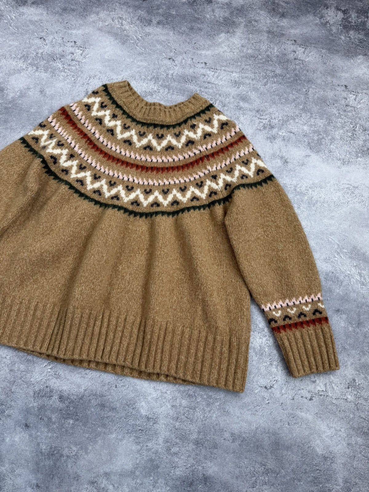 Barbour Barbour Wool Knit Sweater Fair Isle Nordic Women’s Size XL / US 12-14 / IT 48-50 - 5 Thumbnail