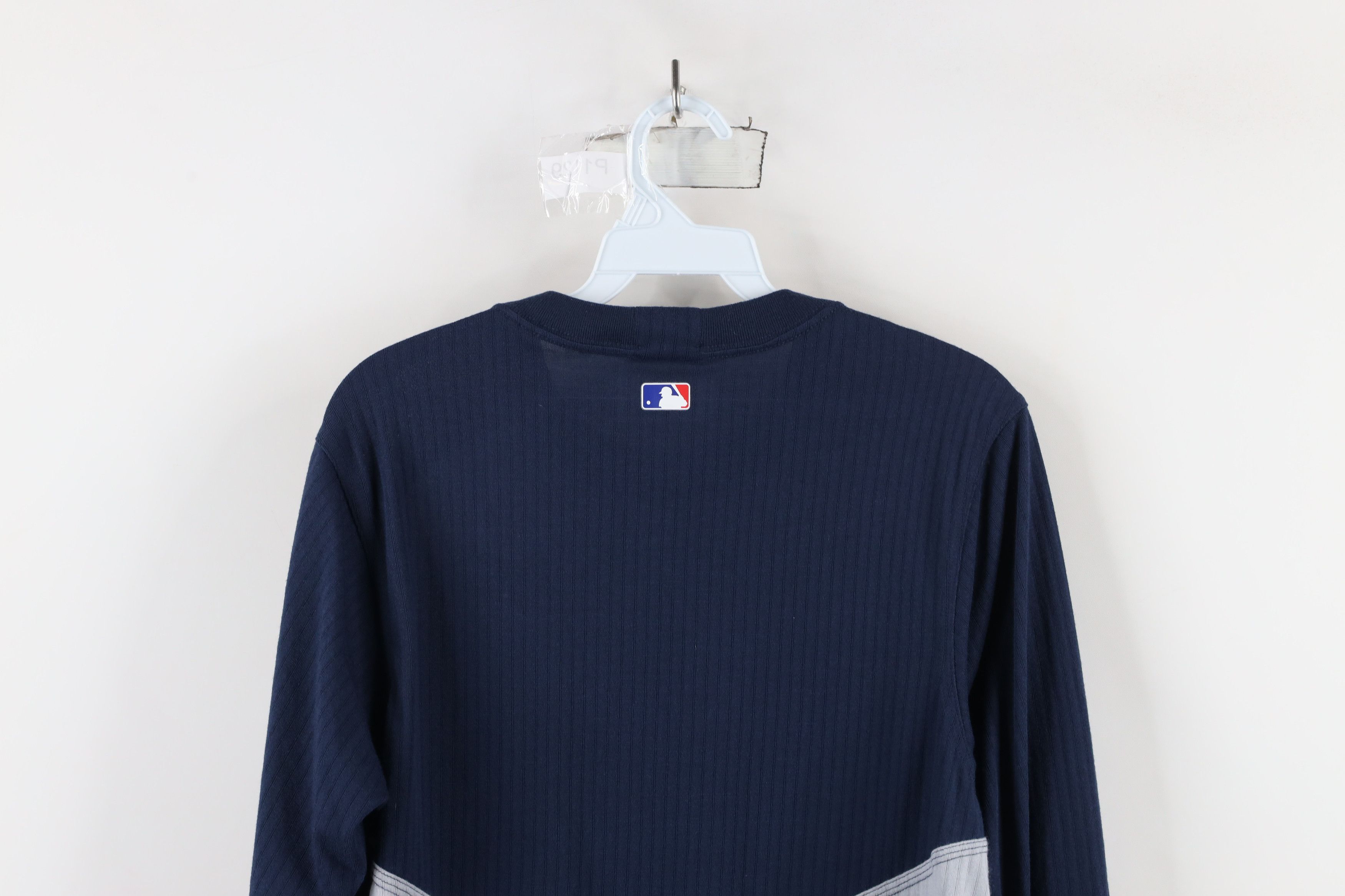 Nike × Vintage Vintage Nike Baseball Swoosh Ribbed Long Sleeve T-Shirt Size US M / EU 48-50 / 2 - 12 Thumbnail