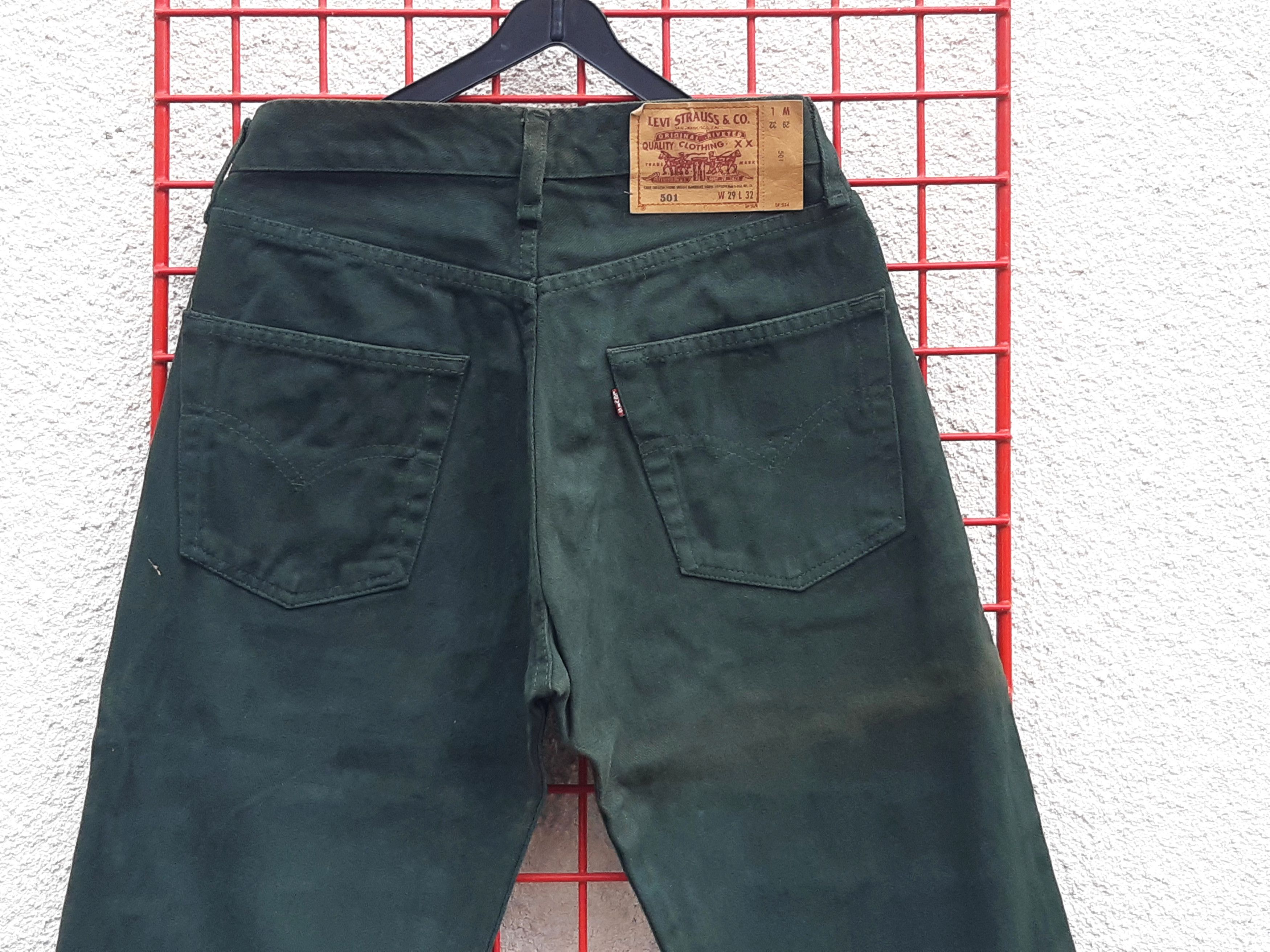 Levi's Vintage 90s LEVIS 501 Jeans USA size W29 L32 NOS Size 29" - 4 Thumbnail