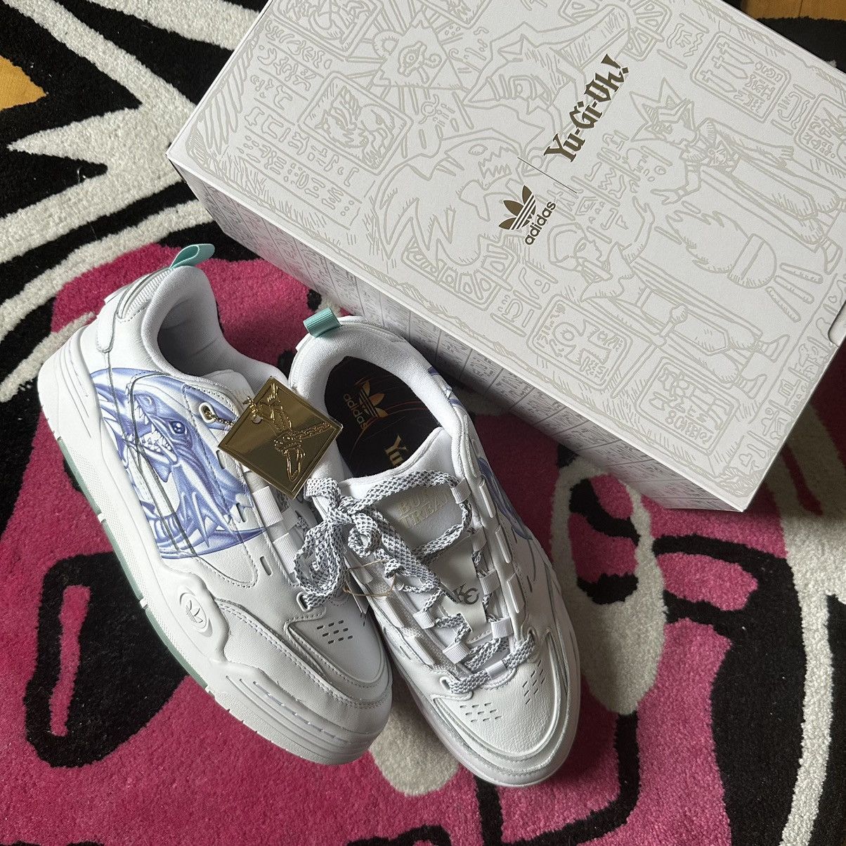 Adidas adidas ADI2000 Yu-Gi-Oh! Blue Eyes White Dragon Size US 11 / EU 44 - 1 Thumbnail