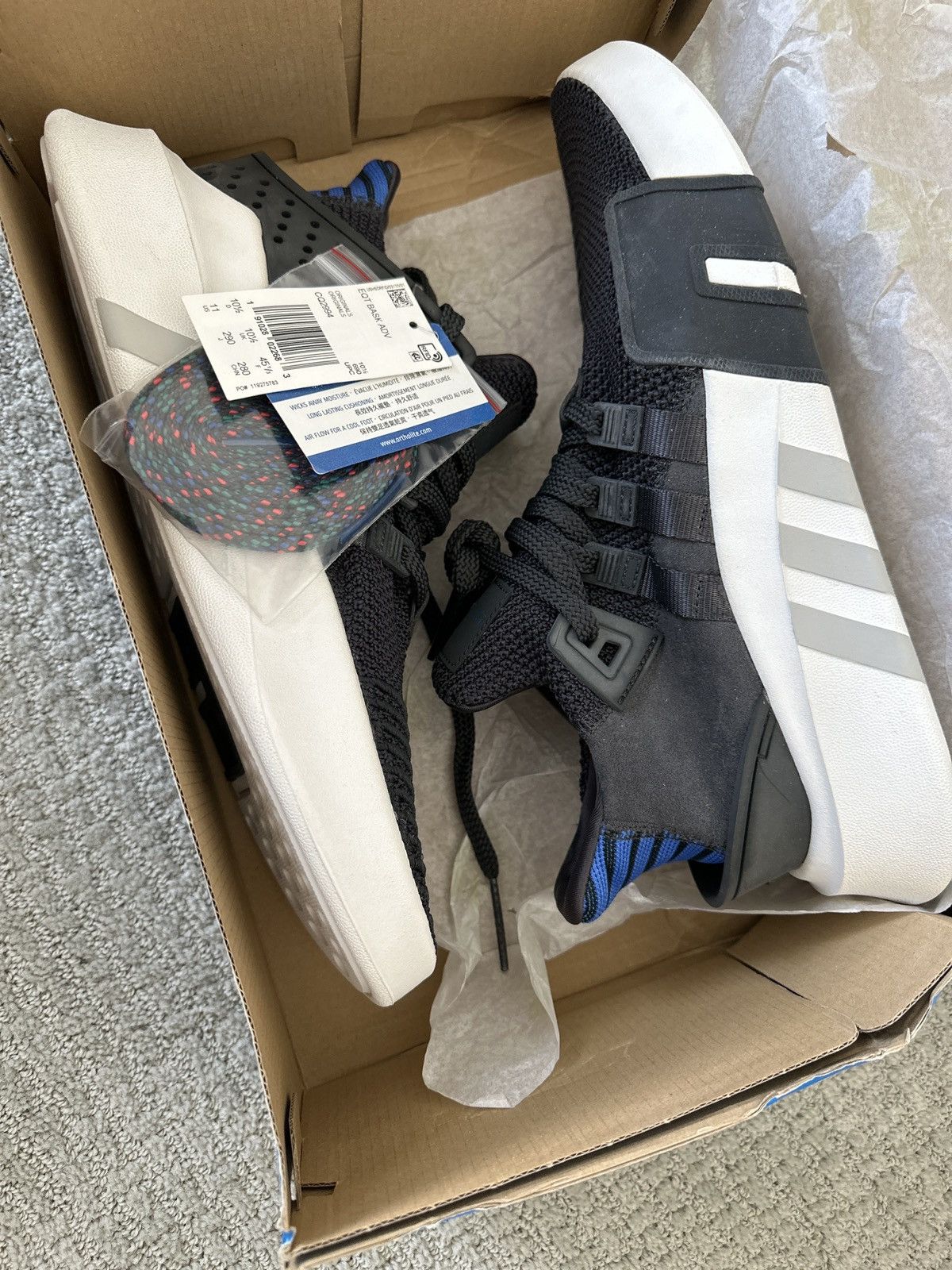 Adidas adidas EQT Basketball ADV 'Carbon' CQ2994 Size US 11 / EU 44 - 4 Thumbnail