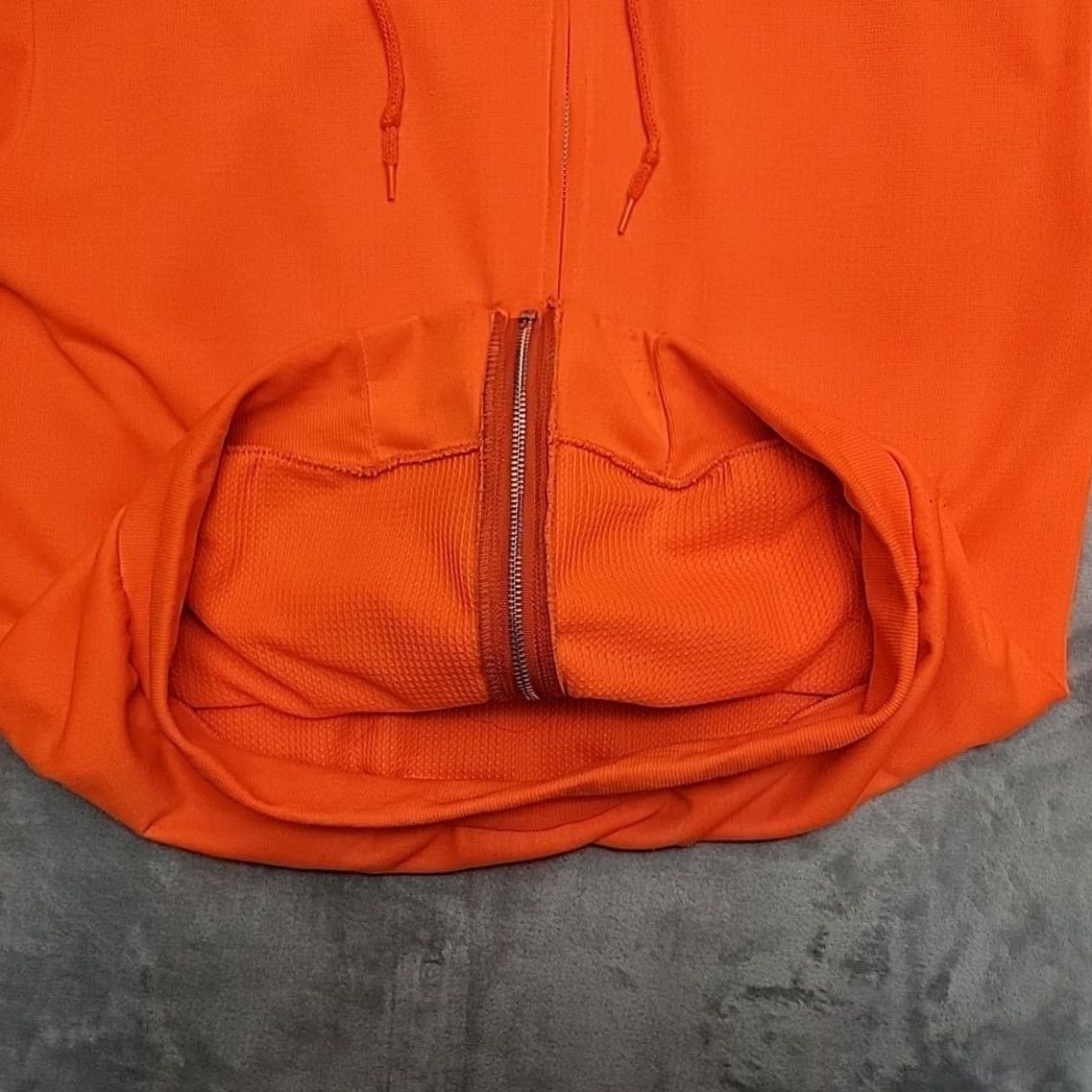 Vintage VINTAGE Sportswear Hoodie Mens XL Orange Foam Filled Thermal Zip Up Made In USA Size US XL / EU 56 / 4 - 7 Thumbnail