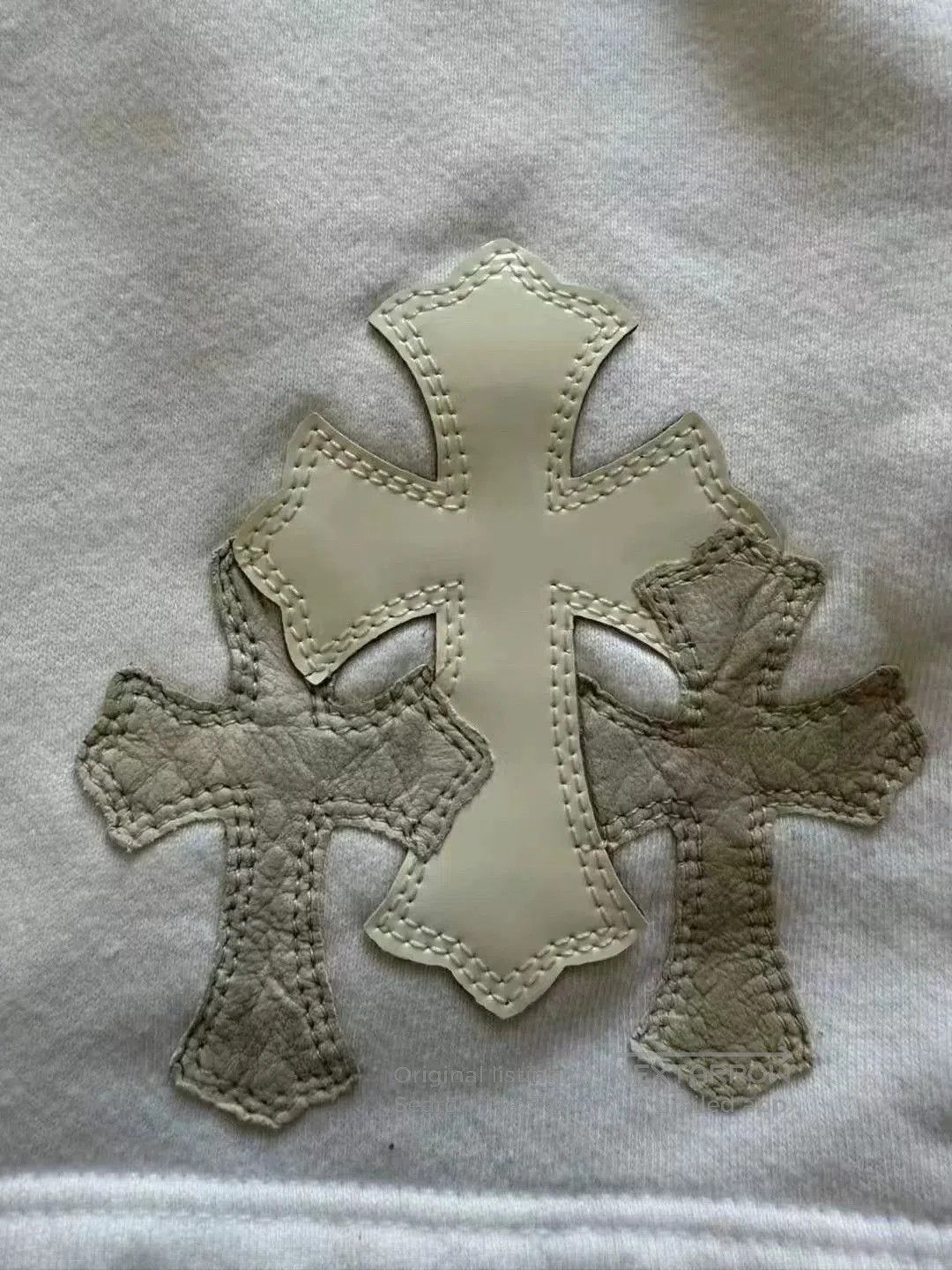Chrome Hearts White Cross Patch Shorts.