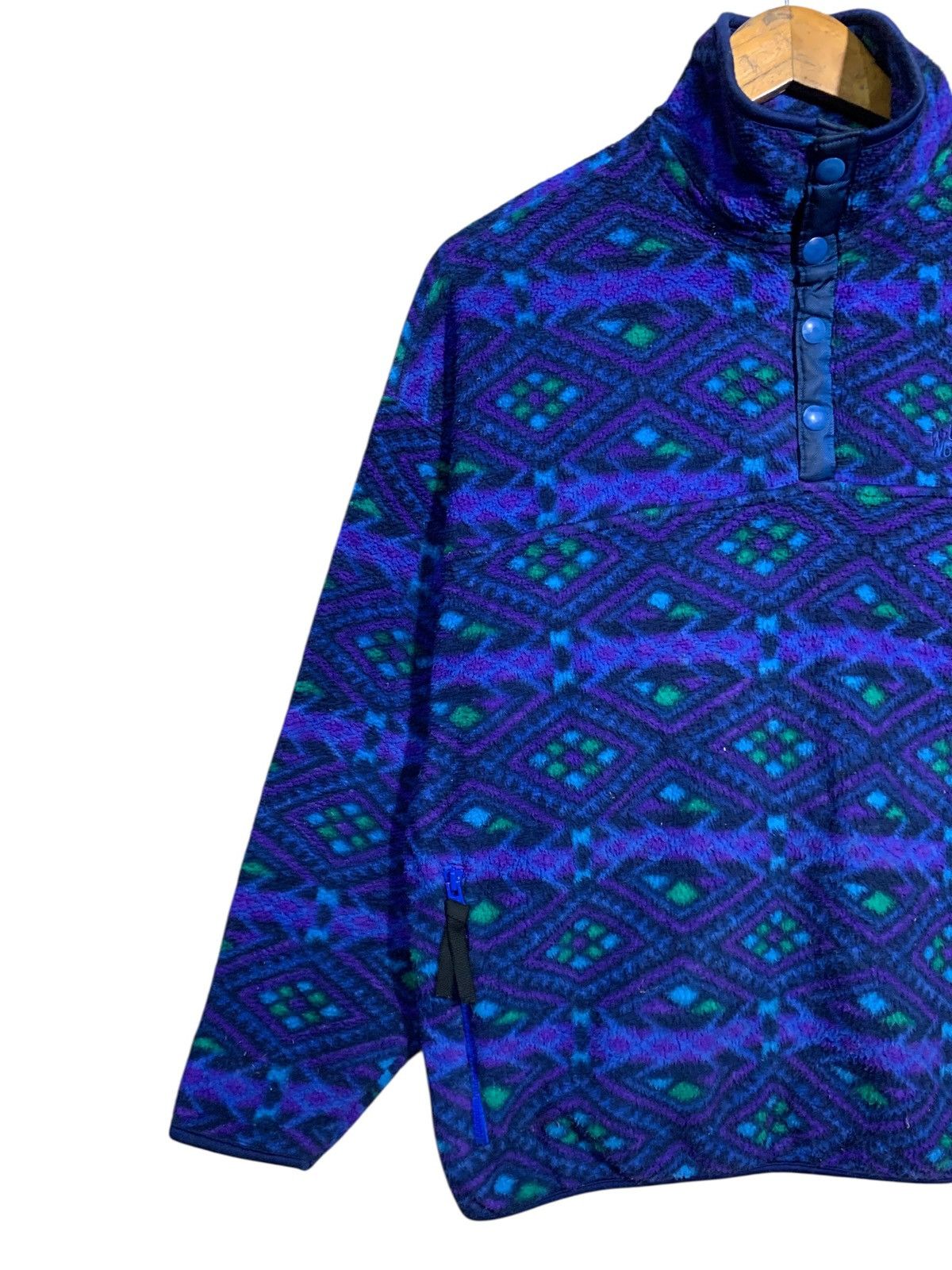 Woolrich Woolen Mills 🔥Vintage Woolrich Aztec Diamond Snap T Jacket Size US M / EU 48-50 / 2 - 2 Thumbnail