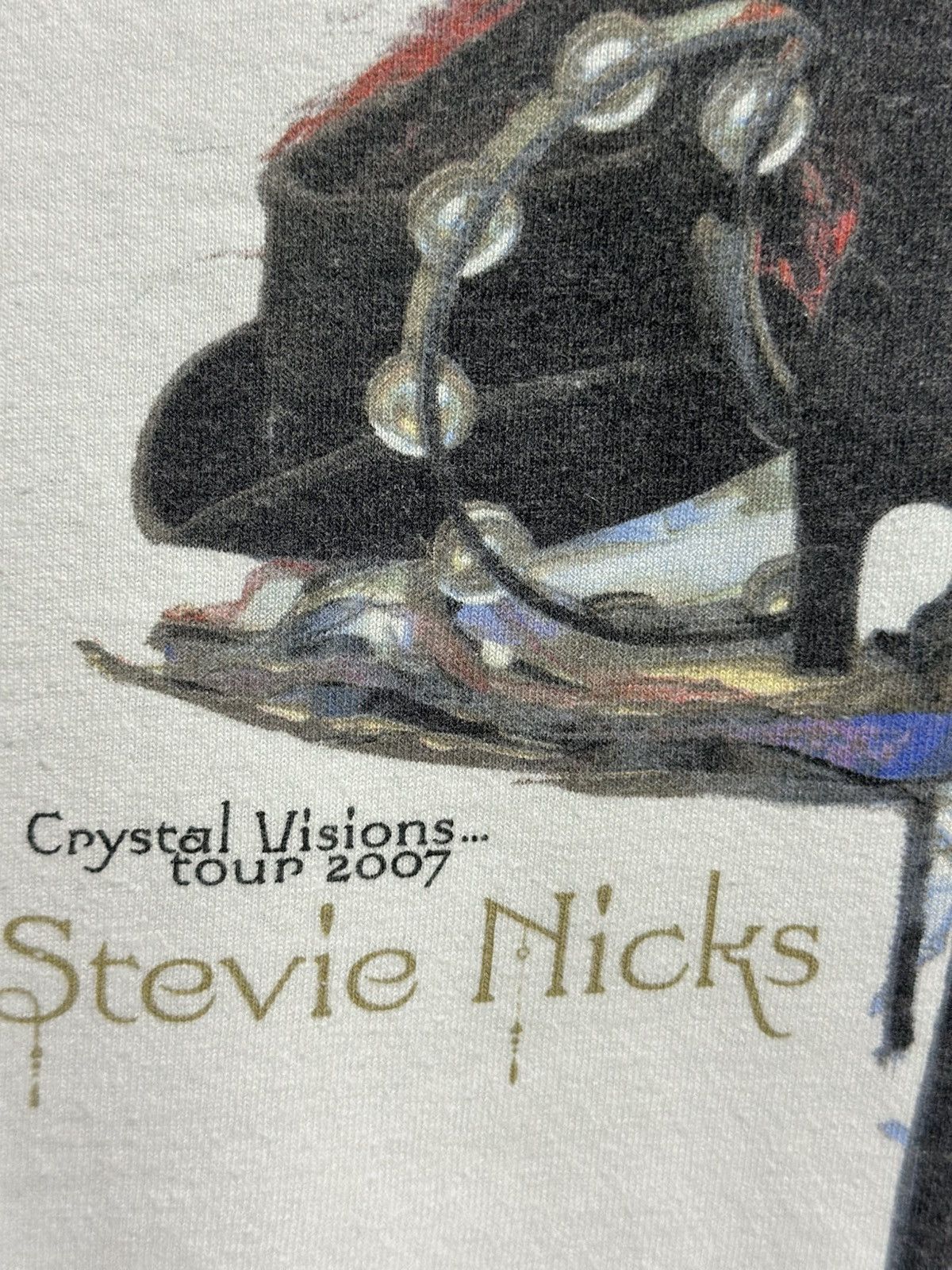 Band Tees Vintage Stevie Nicks Crystal Visions Faded Tee Size US M / EU 48-50 / 2 - 3 Thumbnail