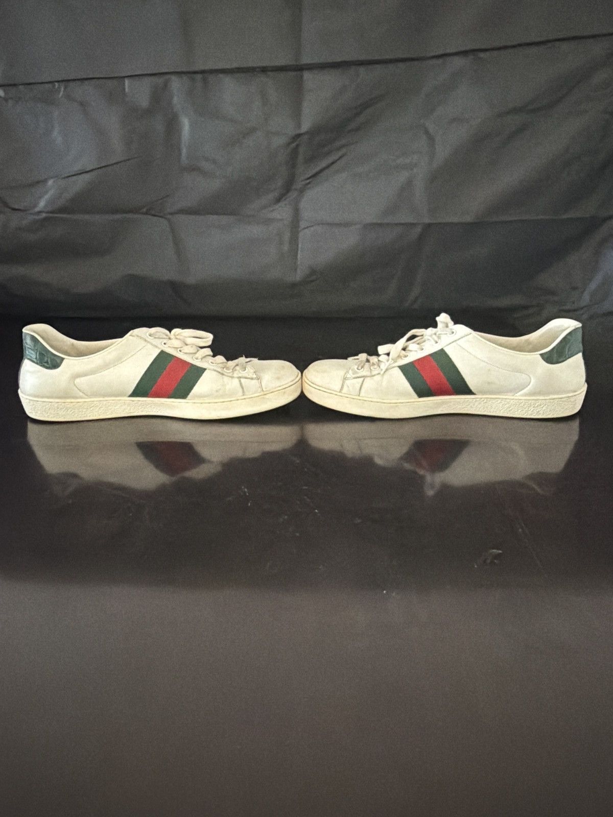 Gucci Gucci Ace White Size US 11 / EU 44 - 2 Thumbnail
