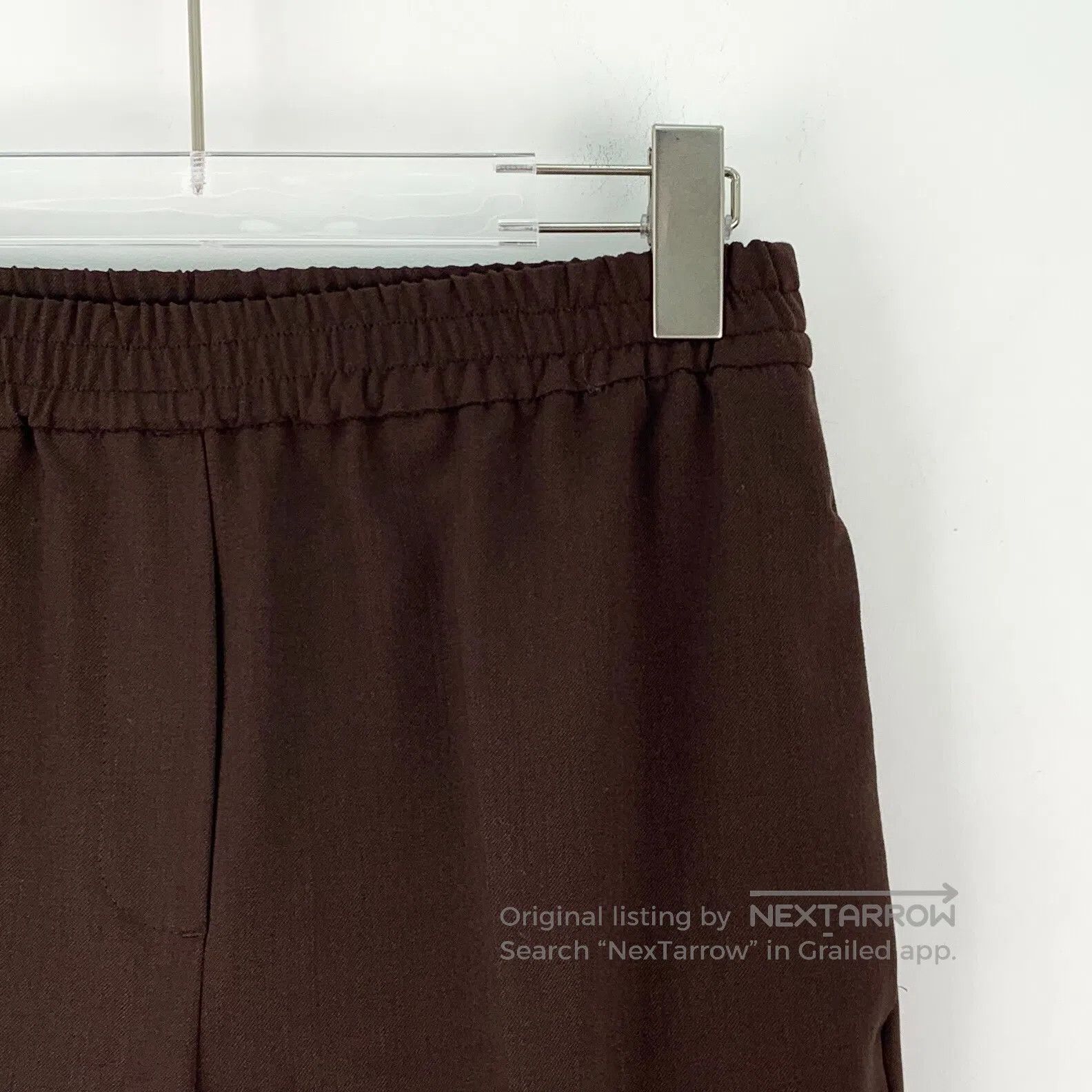 Max Mara Max Mara Dark Caramel Color Leisure Suit Trousers| Size 37" - 3 Thumbnail