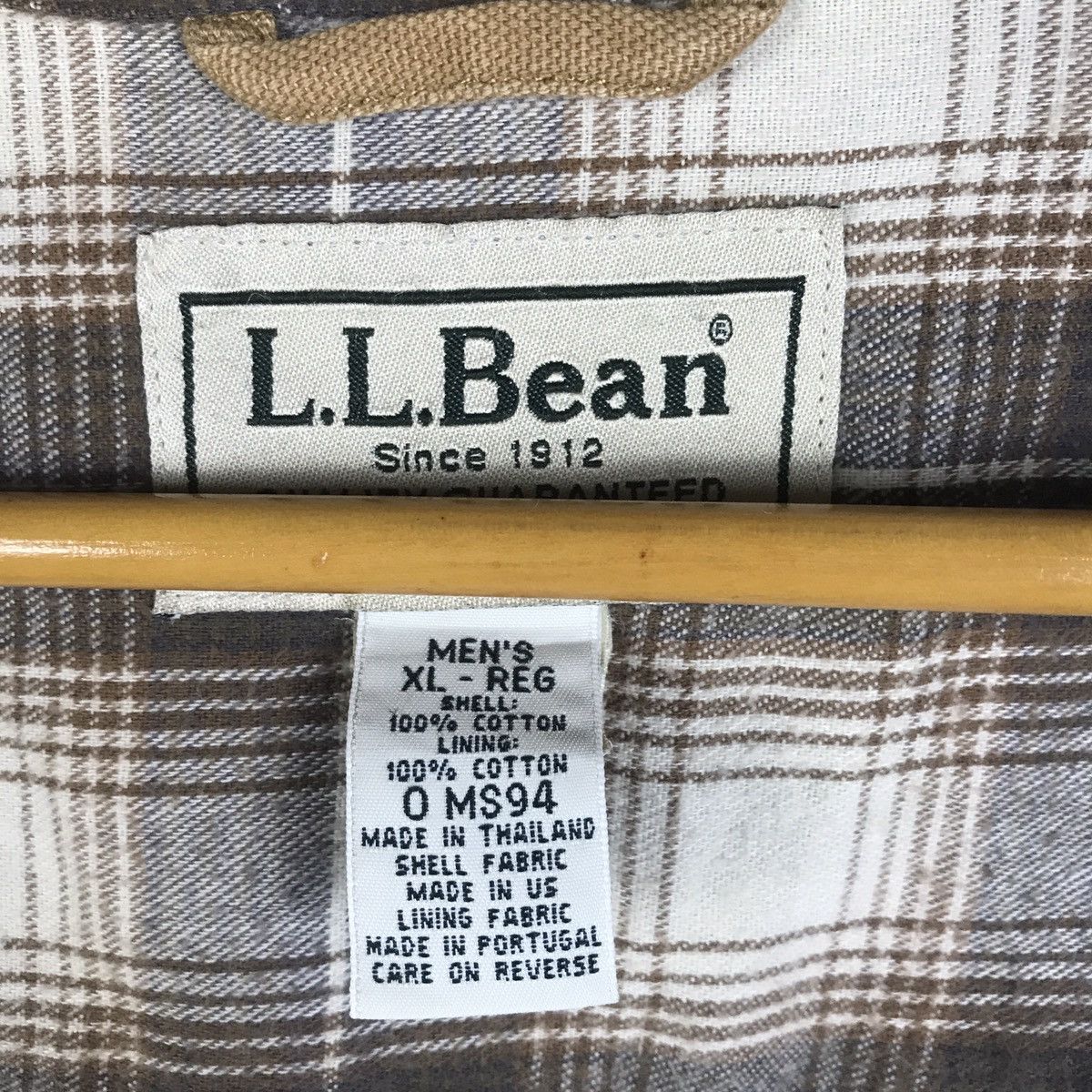 L.L. Bean × Vintage 🔥Rare🔥Vintage L.L. Bean Duck Canvas Chore Shirt Size US XL / EU 56 / 4 - 11 Thumbnail