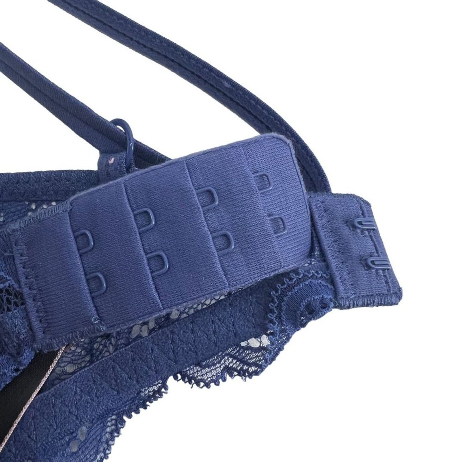 Victoria's Secret Victoria's Secret Bombshell Plunge Blue Lace Detail 32C Size ONE SIZE - 6 Thumbnail