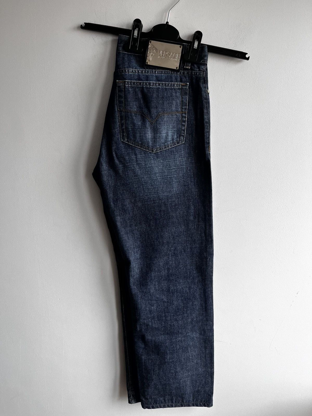 Versace × Versace Jeans Couture Versace jeans straight 34 navy blue Size US 34 / EU 50 - 1 Thumbnail