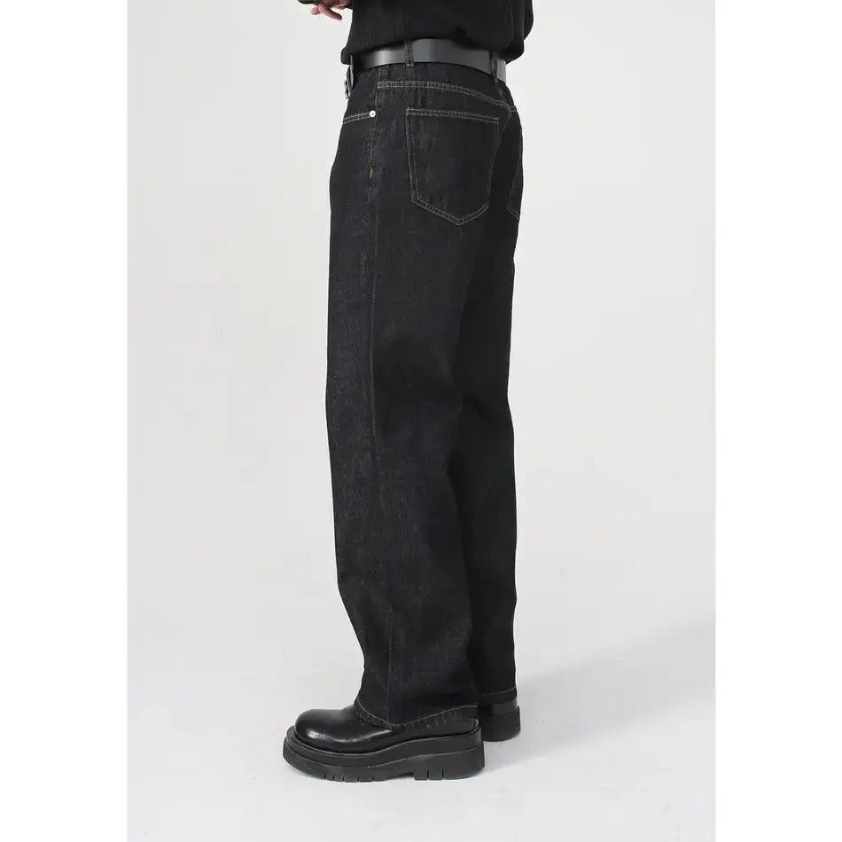Japanese Brand Retro loose washed straight leg jeans Size US 32 / EU 48 - 4 Thumbnail