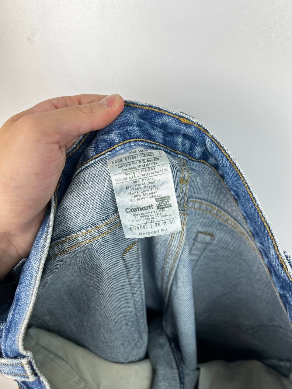 Carhartt Carhartt workwear streetwear vintage denim size 36/30 Size US 36 / EU 52 - 8 Thumbnail