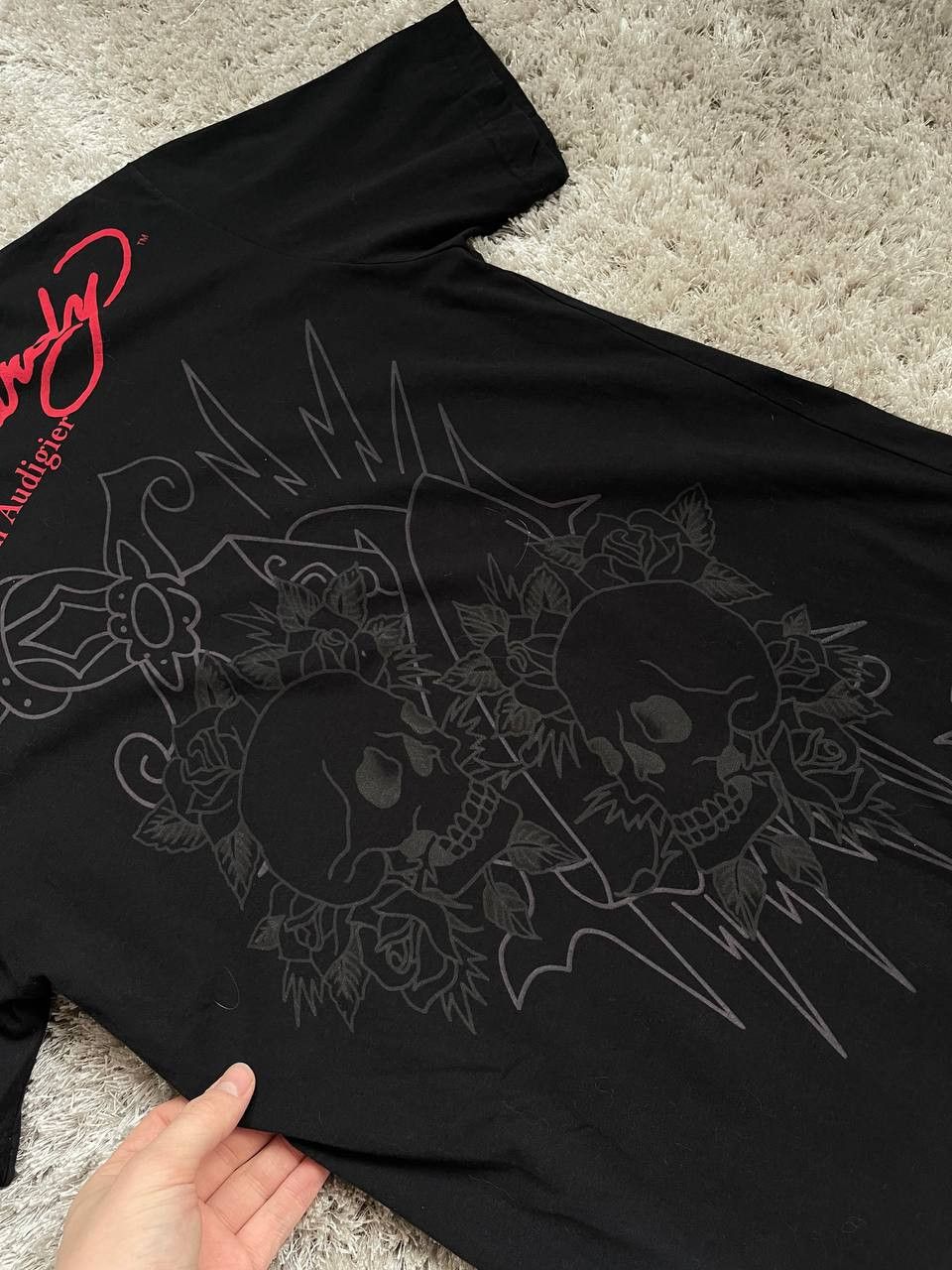 Ed Hardy × Streetwear × Vintage Vintage Ed Hardy skulls big logo y2k tee 90’s Size US M / EU 48-50 / 2 - 9 Thumbnail