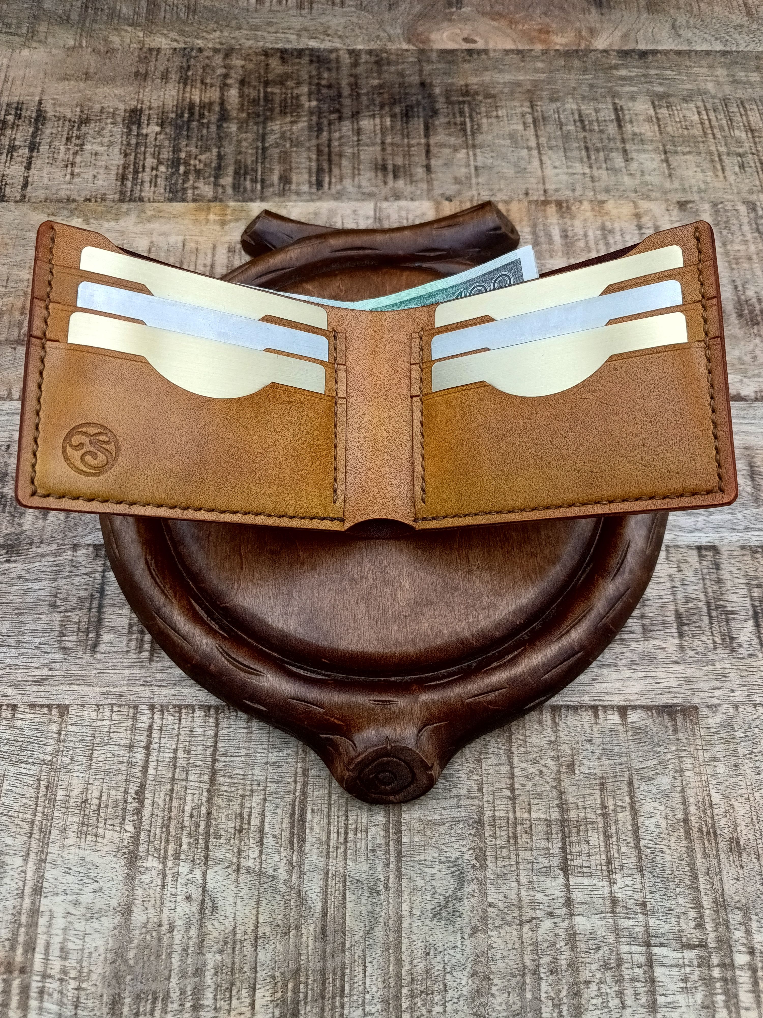 Other Handmade top grain leather wallet cardholder Size ONE SIZE - 3 Thumbnail