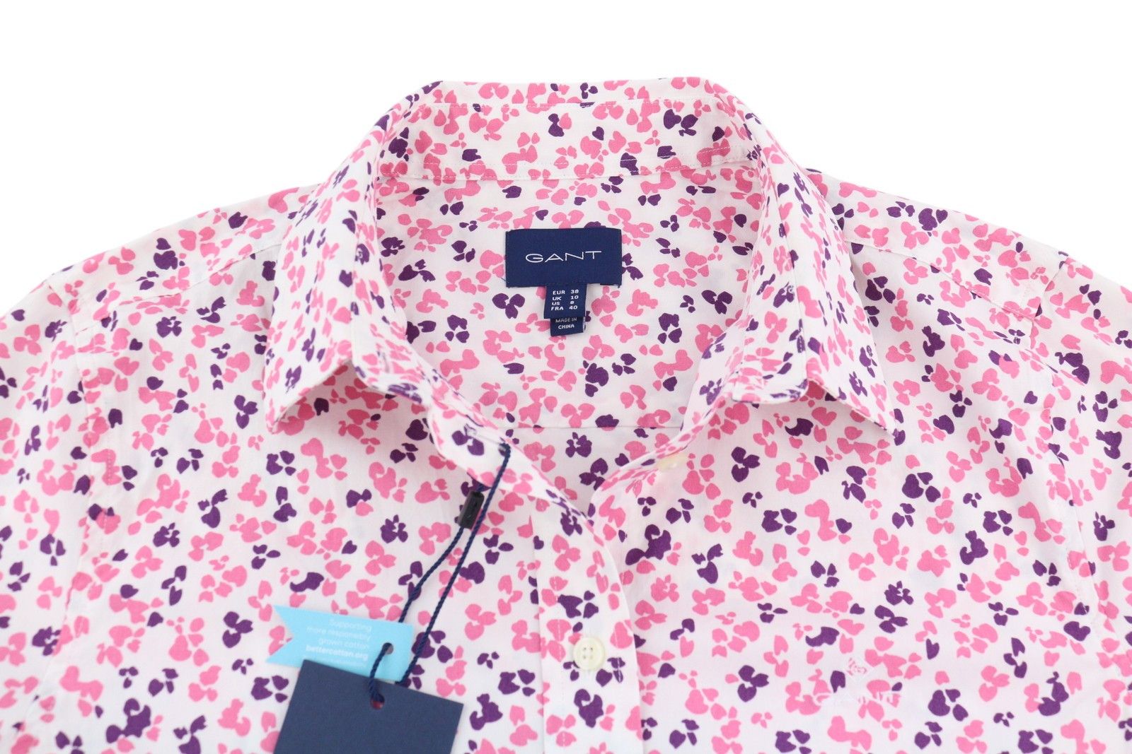 Gant CLOVER GARDEN EU38 Colourful Button-Up Shirt 84928 Size M / US 6-8 / IT 42-44 - 4 Thumbnail
