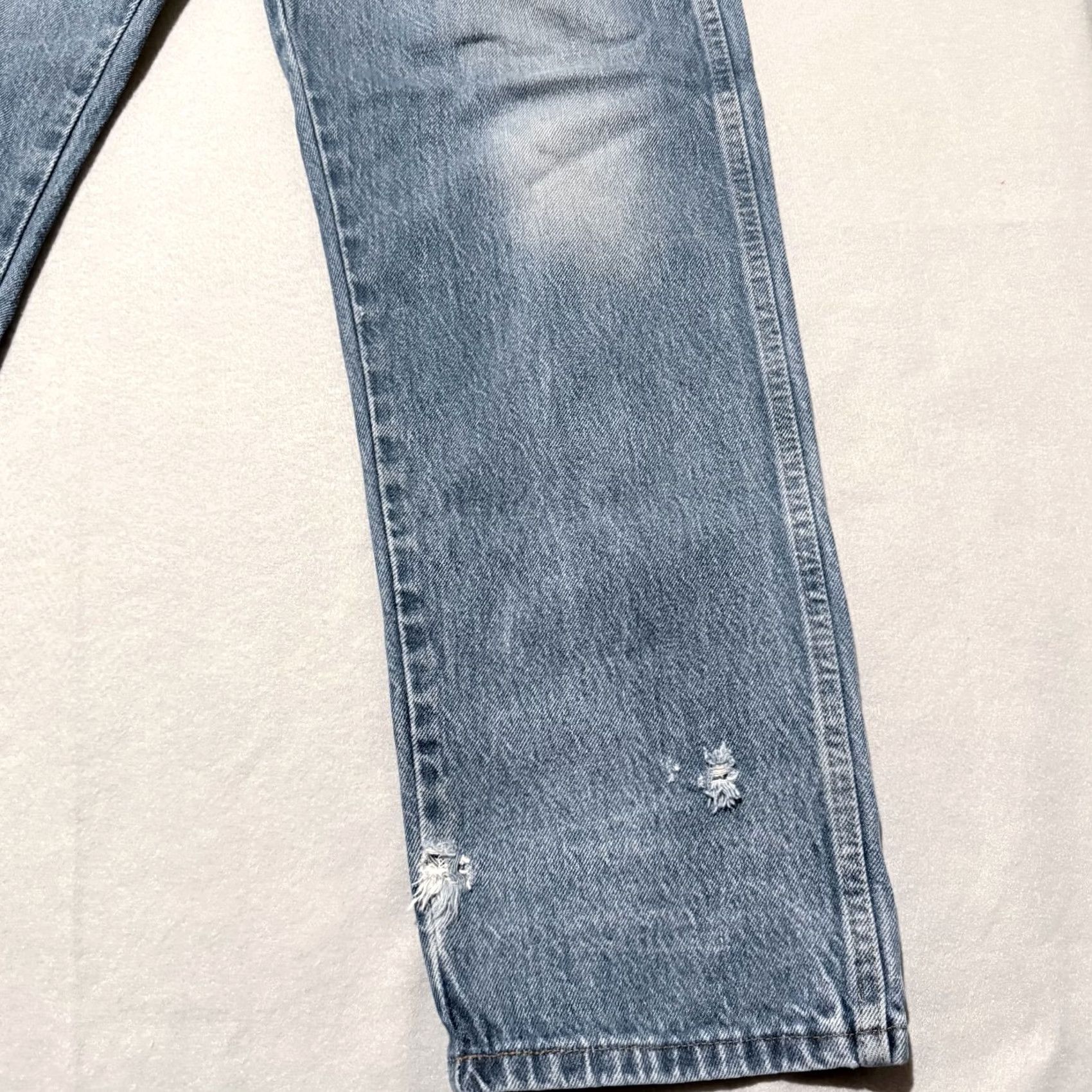Wrangler Wrangler Rustler Straight Jeans Regular 36 Blue Mens 36 X 30 Stonewash Denim Distressed Cowboy Western 90s? Size US 36 / EU 52 - 5 Thumbnail