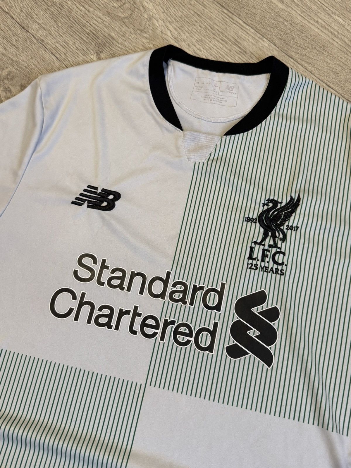 New Balance 🔷New Balance Liverpool 2017/18 Soccer jersey🔷 Size US L / EU 52-54 / 3 - 4 Thumbnail