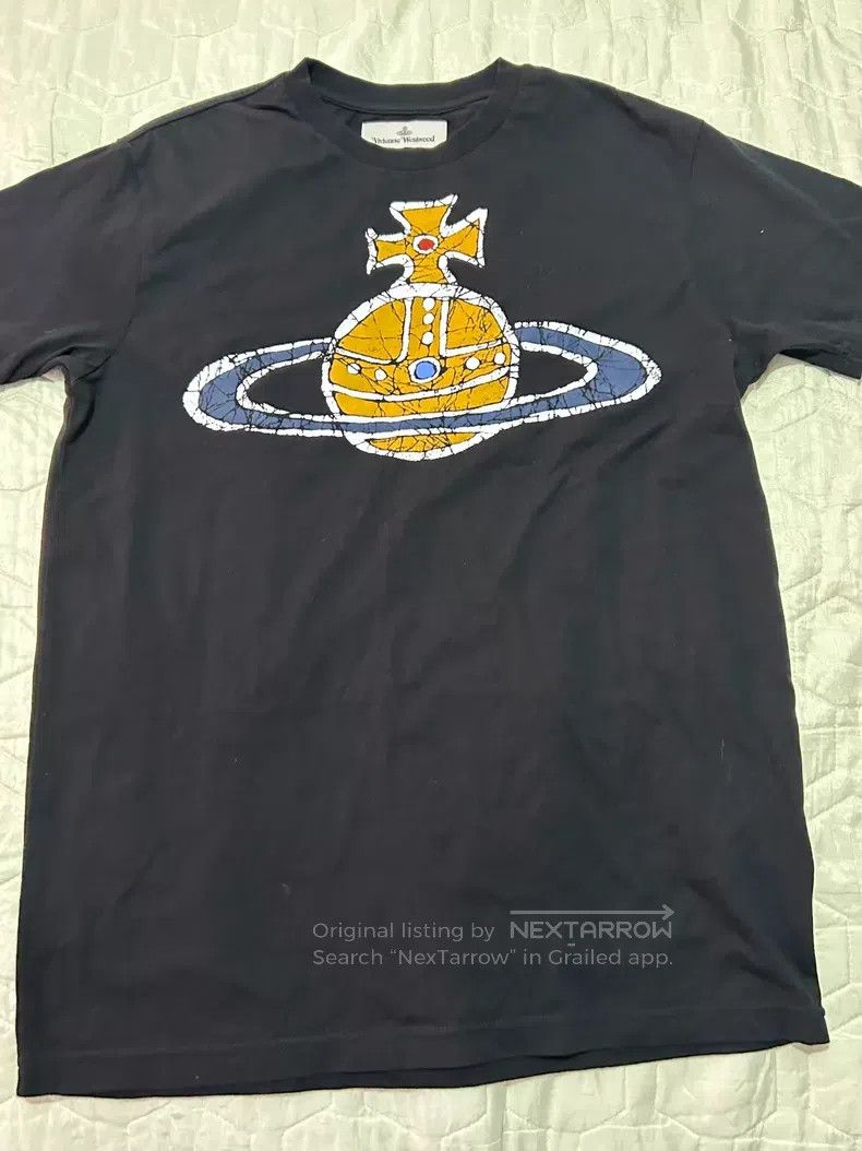Vivienne Westwood Vivienne Westwood Saturn Round Neck T-Shirt Short Sleeve Size S / US 4 / IT 40 - 1 Thumbnail
