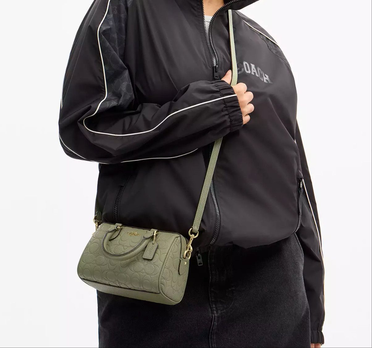 Coach Mini Rowan Crossbody Bag In Signature Leather CEW07 Size ONE SIZE - 15 Thumbnail