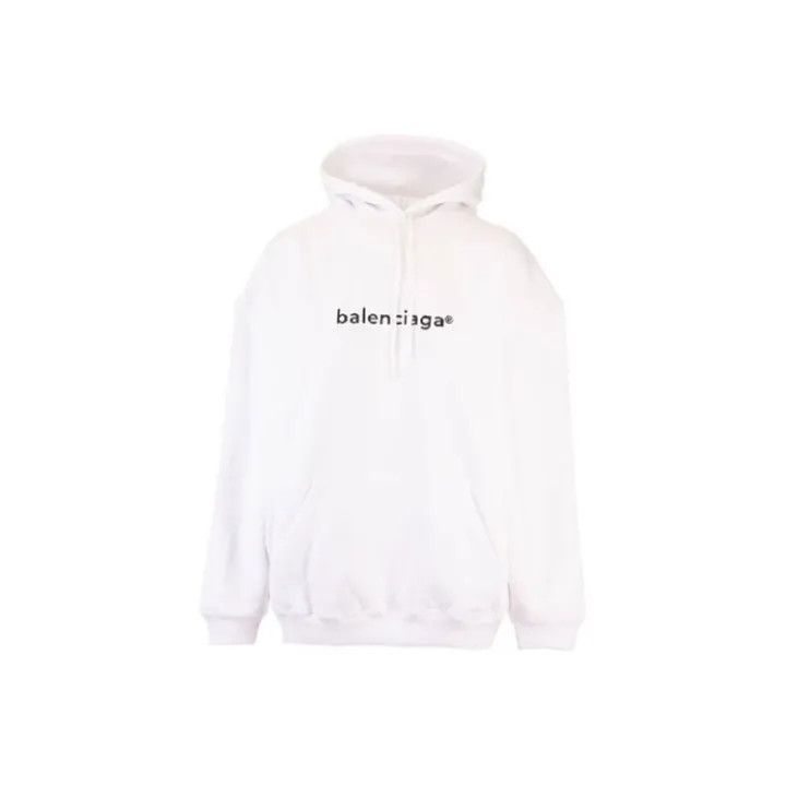 Balenciaga Balenciaga Logo Hooded Sweatshirt for Women 0079 Size S / US 4 / IT 40 - 1 Thumbnail