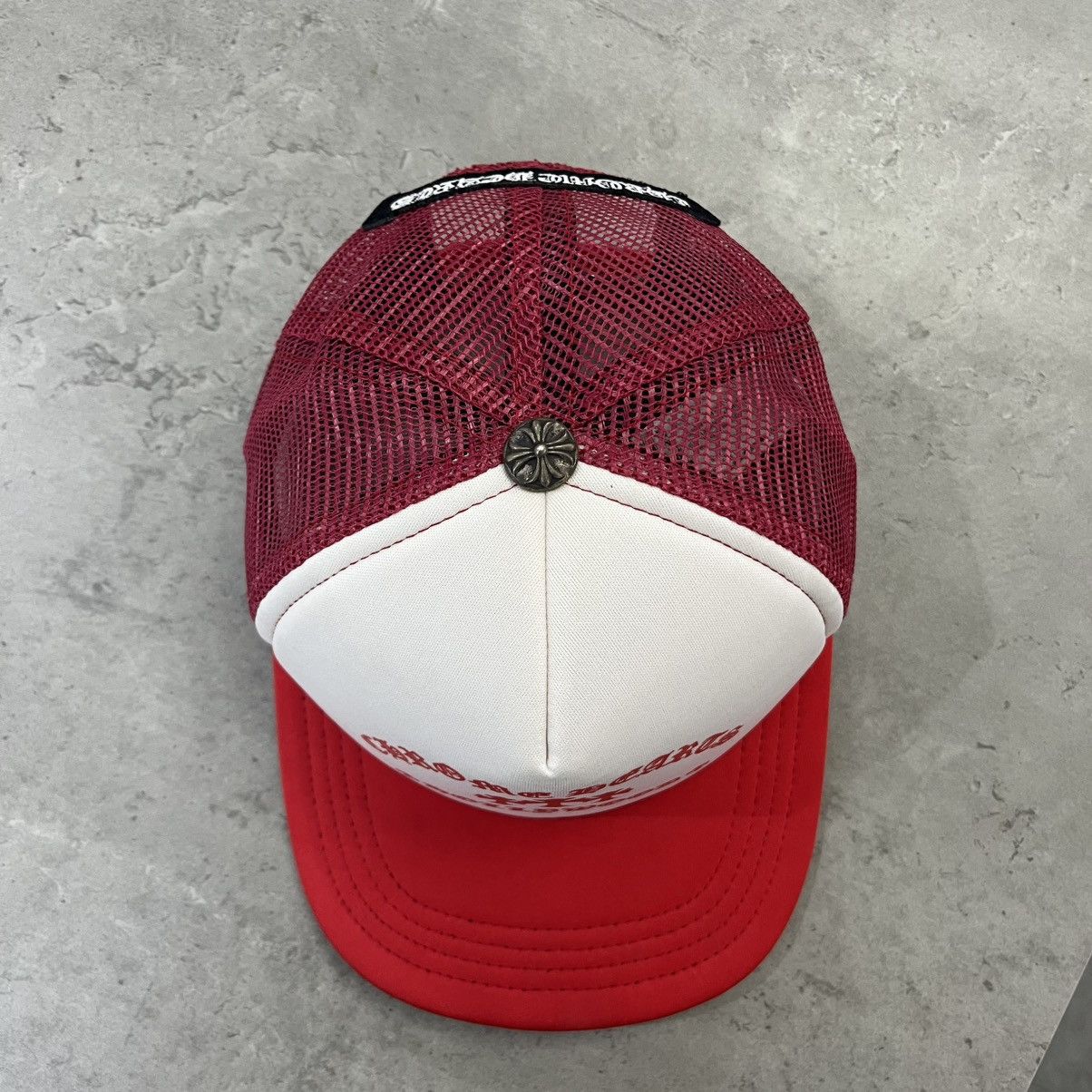 Chrome Hearts Chrome Hearts KING TACO Trucker Hat Red/White Size ONE SIZE - 2 Thumbnail