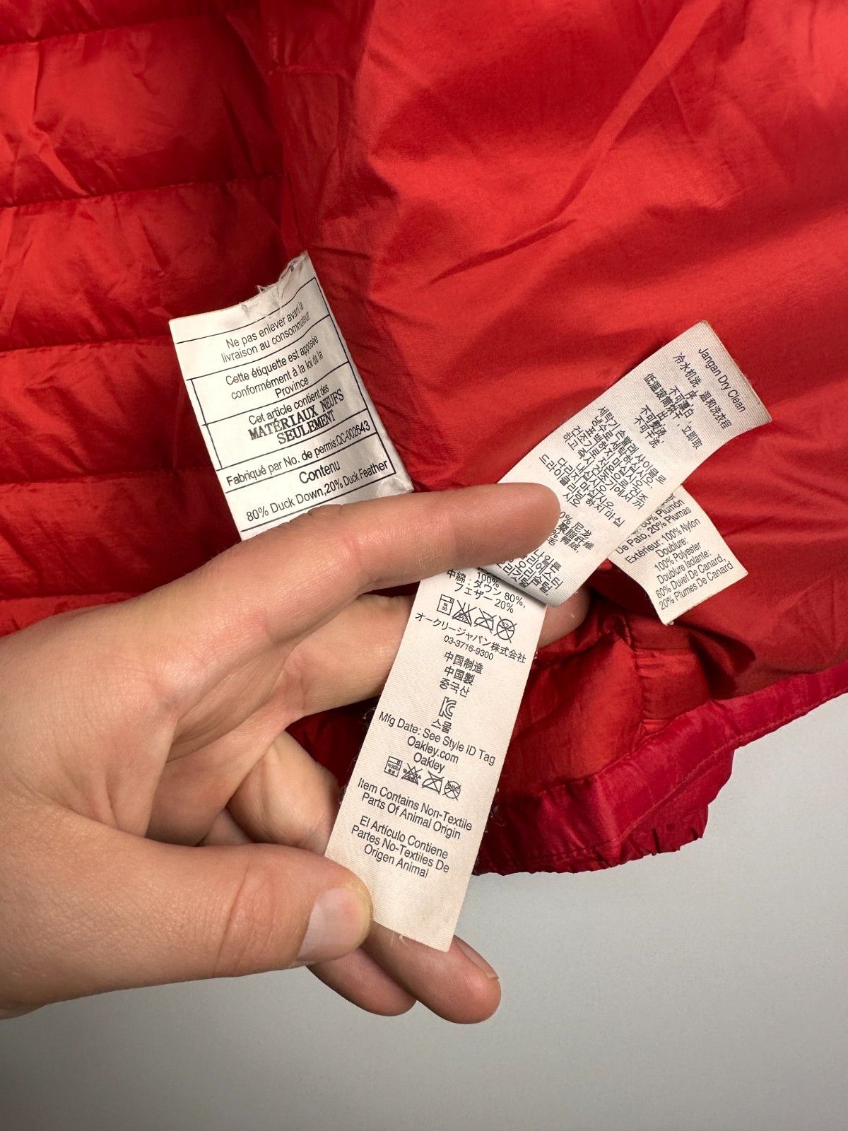 Oakley Oakley LightWeight Down Jacket Men's Puffer Size S Red Size US S / EU 44-46 / 1 - 9 Thumbnail