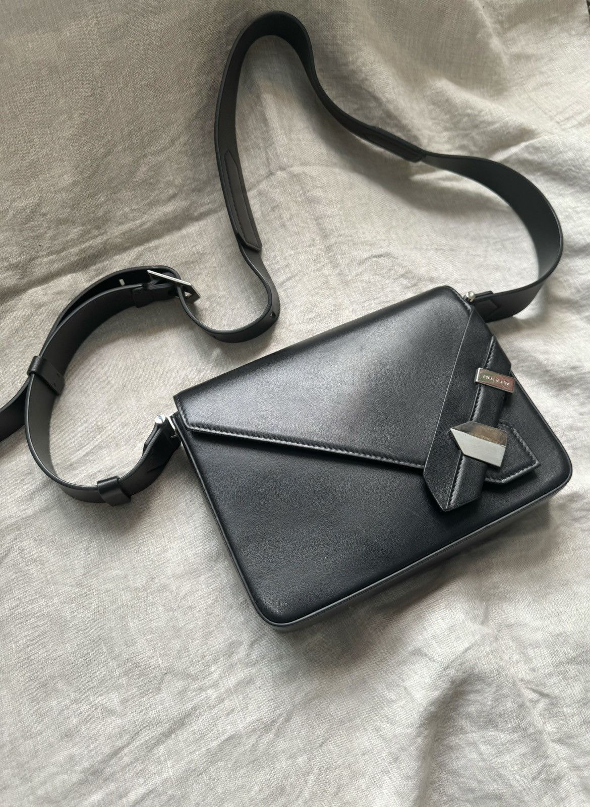 Mugler Mugler black leather bag Size ONE SIZE - 1 Thumbnail
