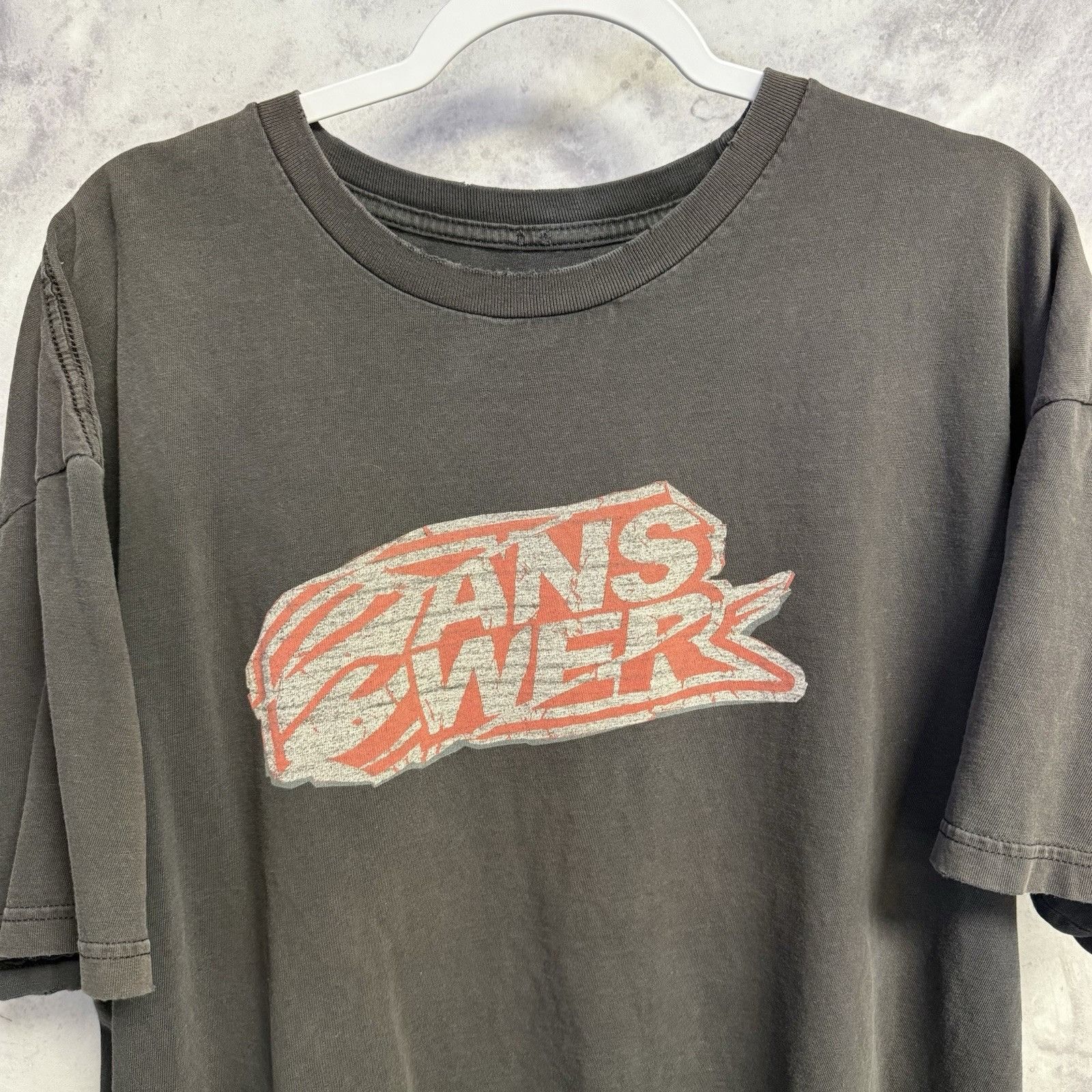 Other Answer Racing T Shirt Mens 2XL Faded Black Short Sleeve Size US XXL / EU 58 / 5 - 1 Thumbnail