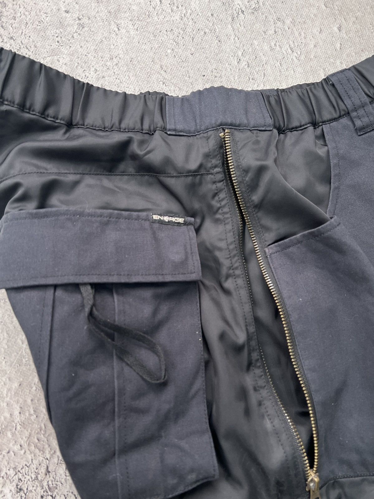 Energie × Junya Watanabe Y2K ENERGIE GOLD BAGGY NYLON JUNYAWATANABE STYLE PANTS Size US 33 - 12 Thumbnail