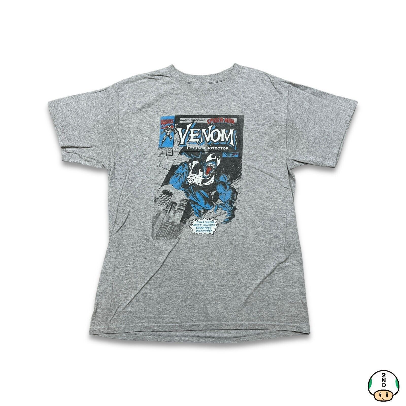 DC Comics × Marvel Comics × Vintage Venom T Shirt Spider Man Marvel Graphic Short Sleeve Tee Size US L / EU 52-54 / 3 - 1 Thumbnail