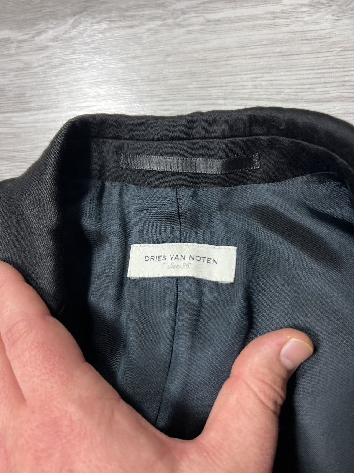Dries Van Noten Dries Van Noten Double Breasted Blazer Wool & Cotton Size 36 Size S / US 4 / IT 40 - 14 Thumbnail
