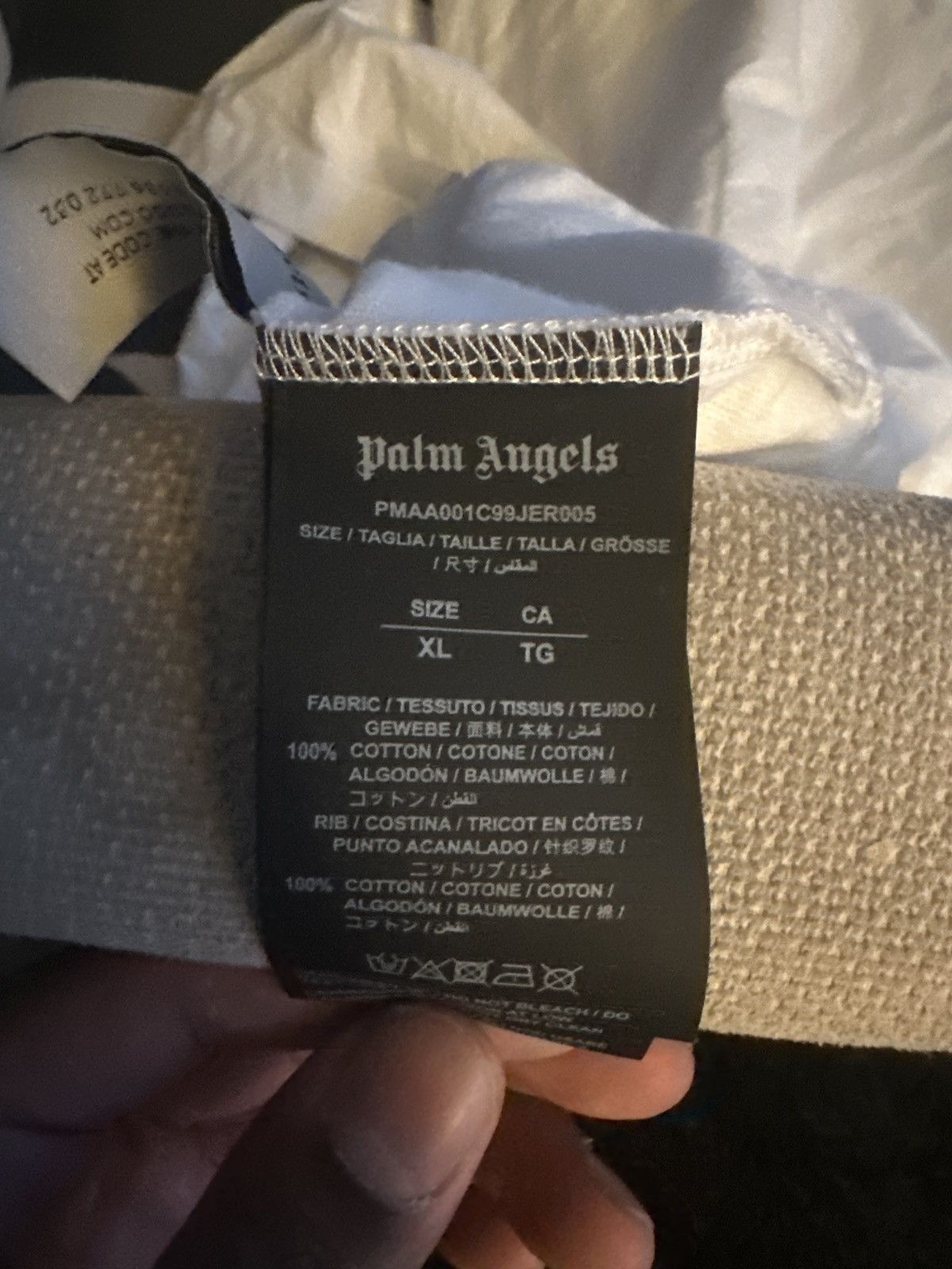 Palm Angels Palm Angels Paris Sprayed Logo T-Shirt Size US L / EU 52-54 / 3 - 4 Thumbnail