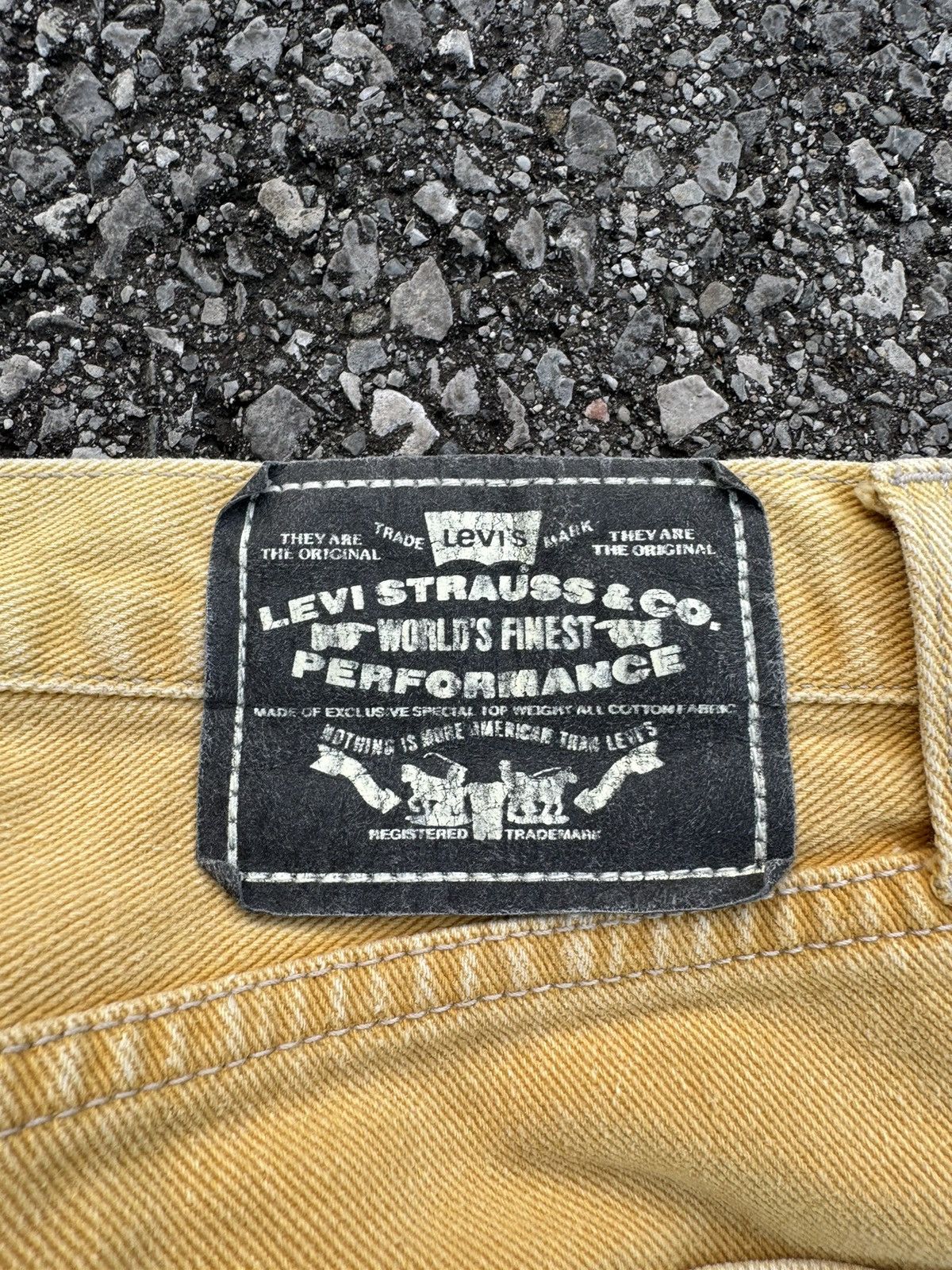 Japanese Brand × Levi's × Vintage Levi’s crazy vintage black tab 90s baggy jeans denim y2k rap Size US 28 / EU 44 - 4 Thumbnail