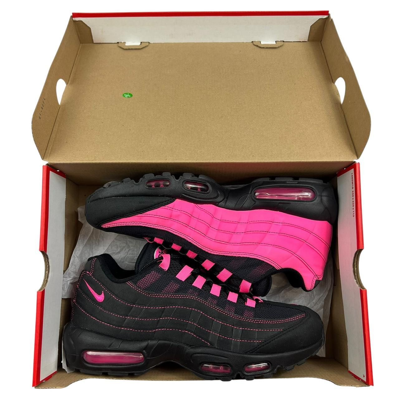 Nike Nike Air Max 95 Black Pink Blast - Size US 10 / EU 44 Size US 10 / EU 43 - 8 Thumbnail