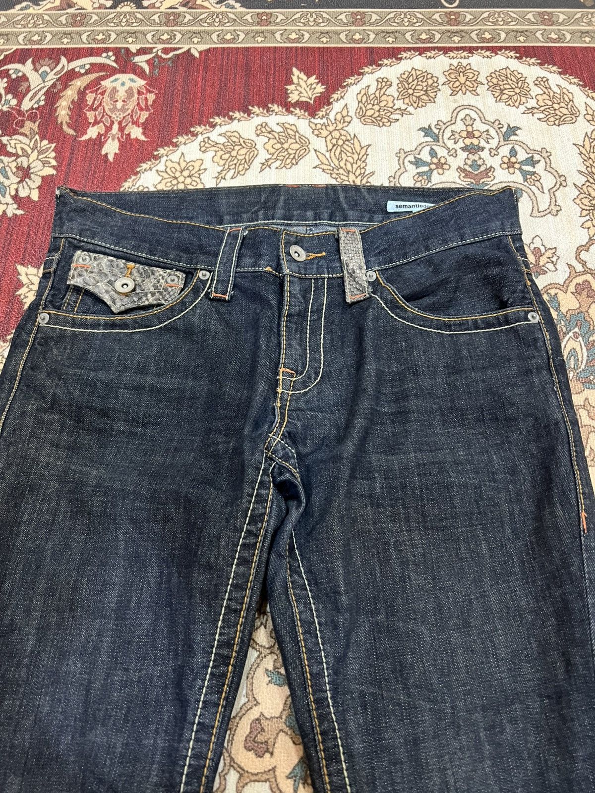 semanticdesign 💥Flare💥Semantic Designs Flare Denim Jean Japan Size US 33 - 3 Thumbnail