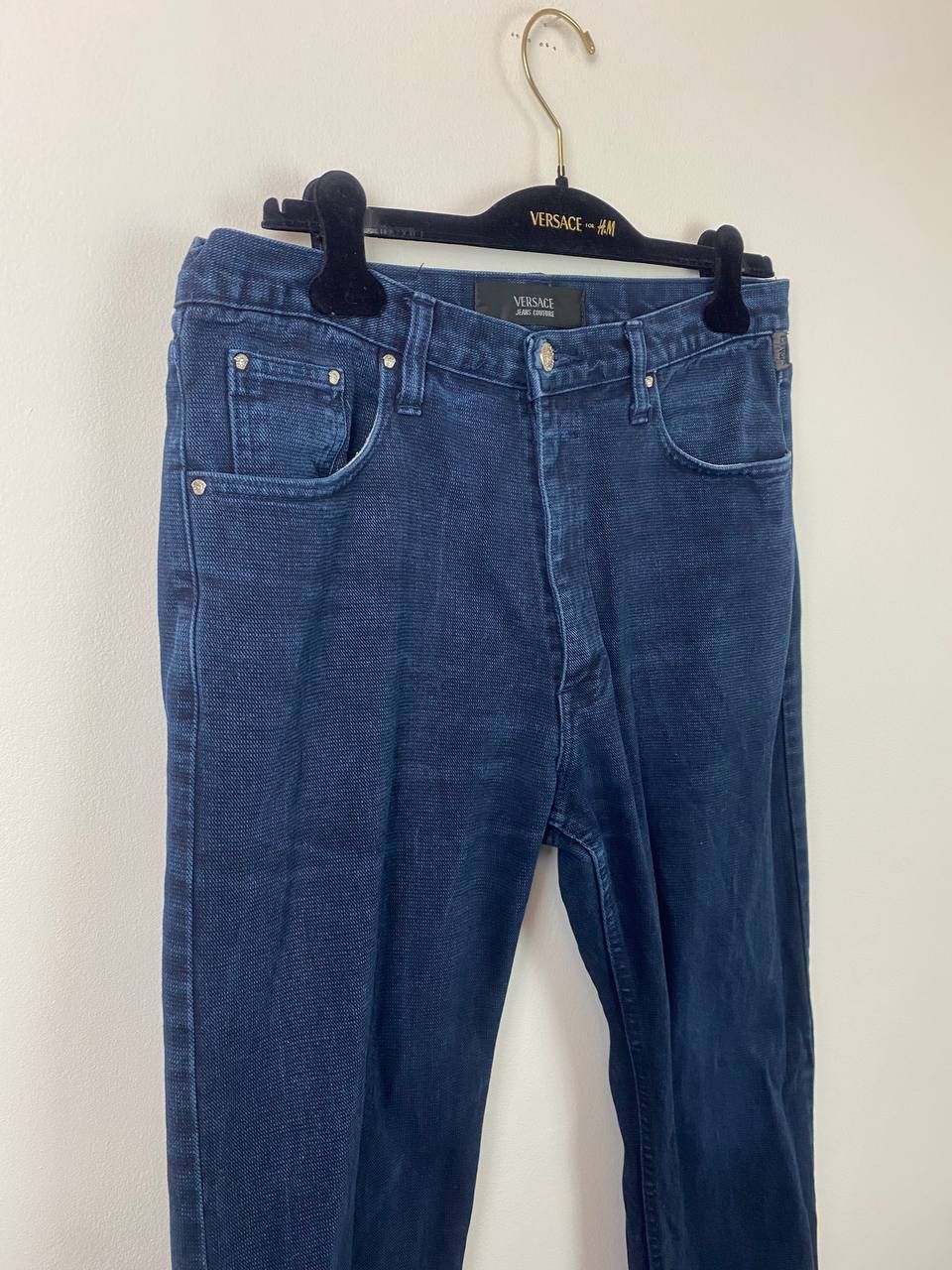 Versace Jeans Couture Versace Jeans Couture Straight Fit Medusa Logo Denim Jeans Size US 32 / EU 48 - 10 Thumbnail