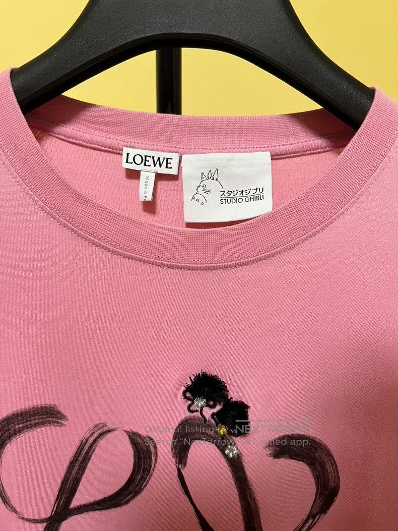 Loewe Loewe Spirited Away Limited Edition Pink Short-sleeve T-sh Size S / US 4 / IT 40 - 4 Thumbnail