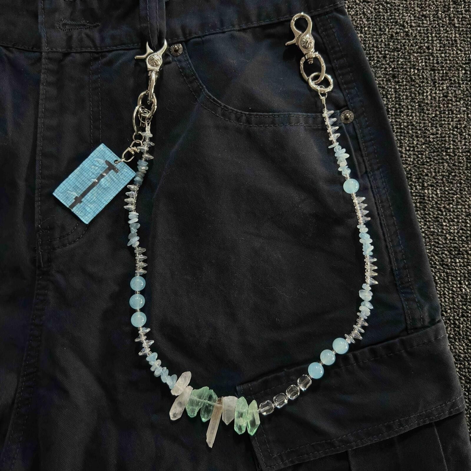 Jewelry Freshwater Bead Waist Chain | Butterfly Charm Street Size ONE SIZE - 1 Thumbnail