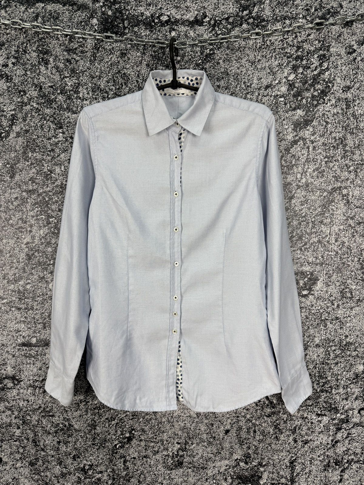 AGLINI Women’s AGLINI Long Sleeve Shirt Button Up Made in Italy S-M Size S / US 4 / IT 40 - 1 Thumbnail