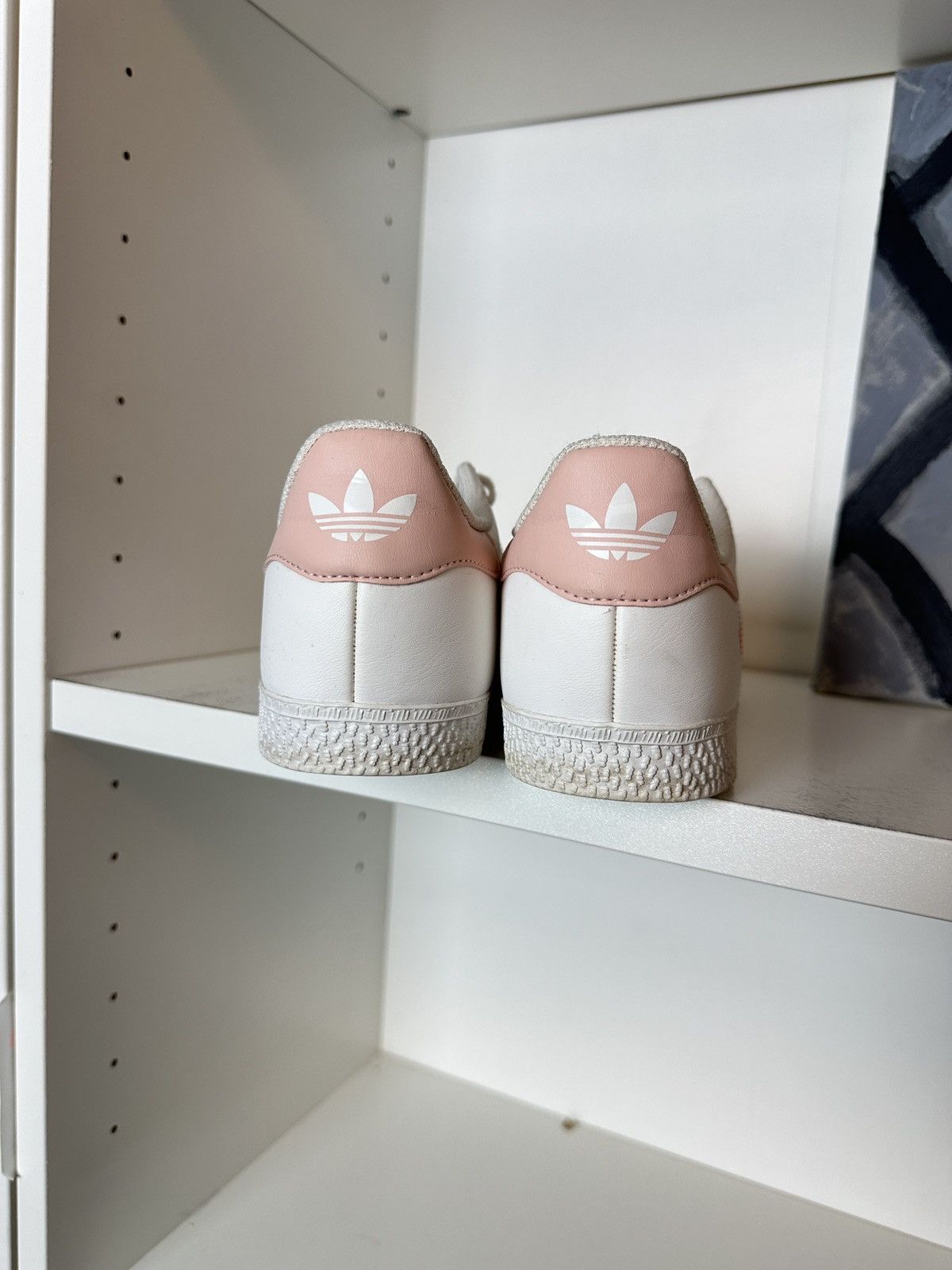 Adidas White baby pink Adidas Gazelle Size US 4.5 / IT 34.5 - 6 Thumbnail